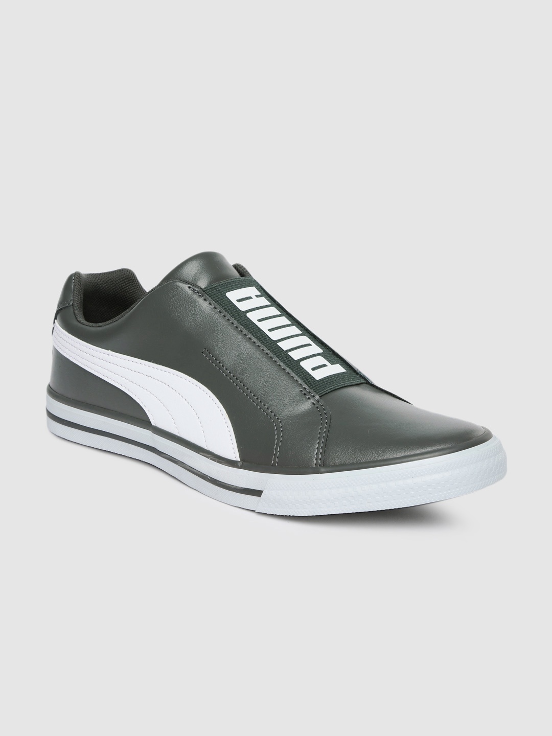 

Puma Unisex Grey Cappela Slip-on Sneakers