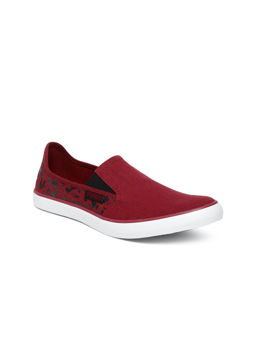 

Puma Unisex Maroon Auxius V2 Printed Slip-On Sneakers