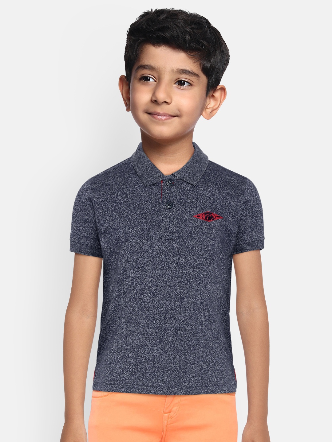 

Pepe Jeans Boys Navy Blue Polo Collar T-shirt