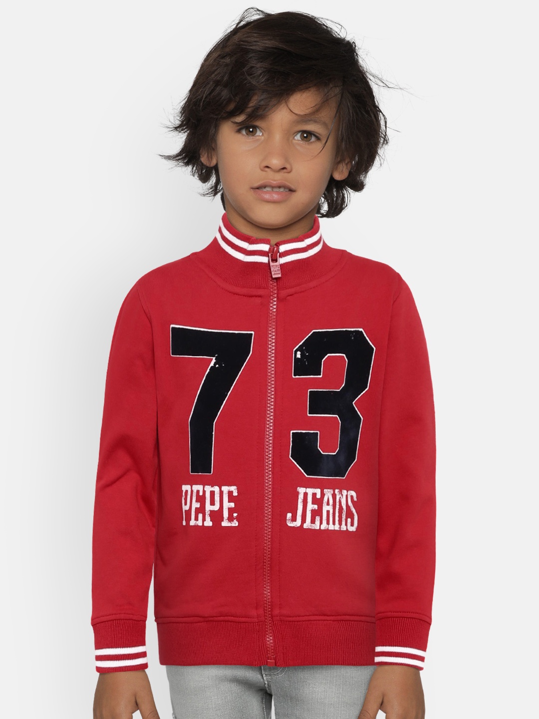 

Pepe Jeans Boys Red Printed Sweatshirt