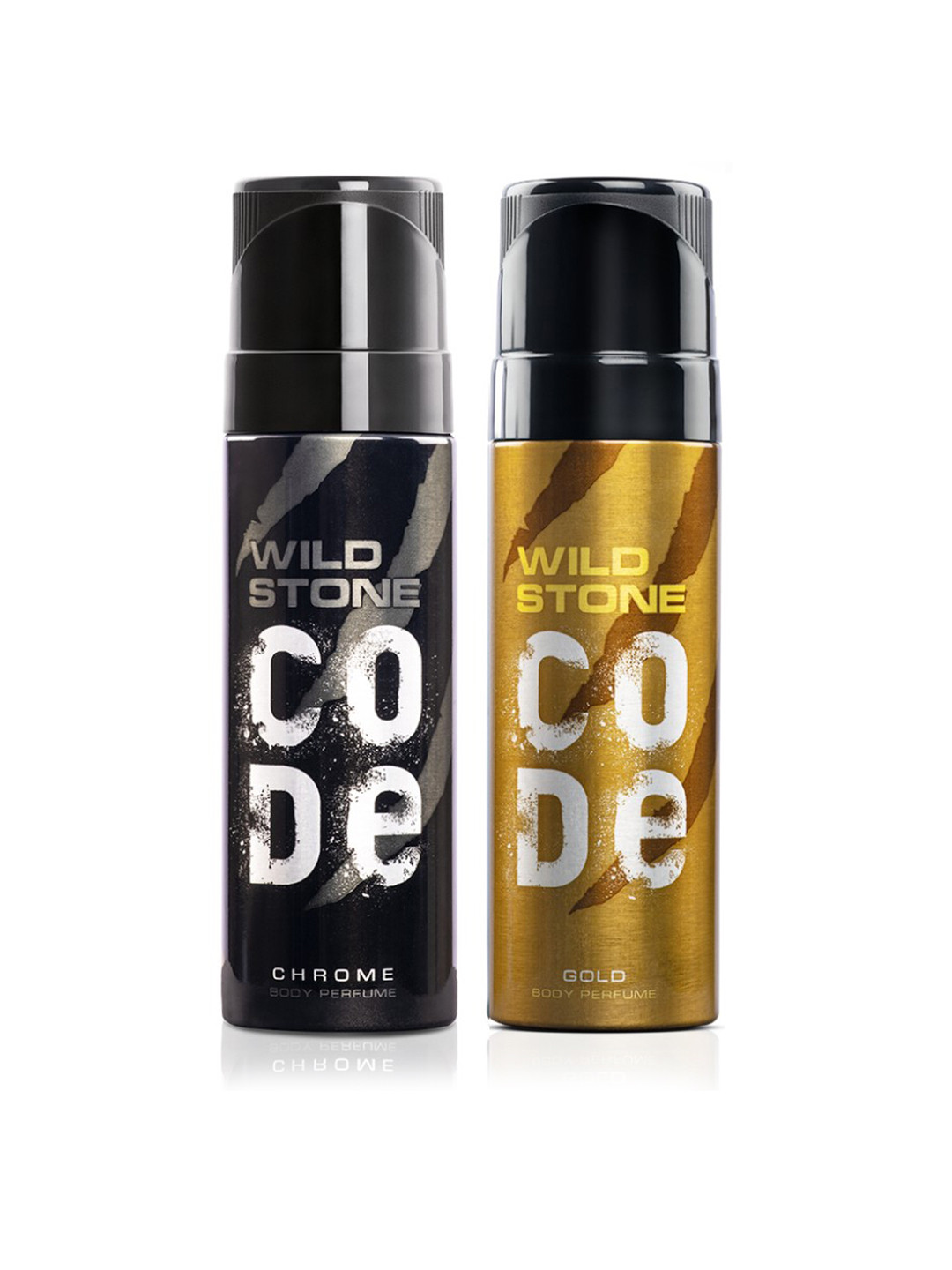

Wild stone Men Set of 2 Code Body Perfumes, Black