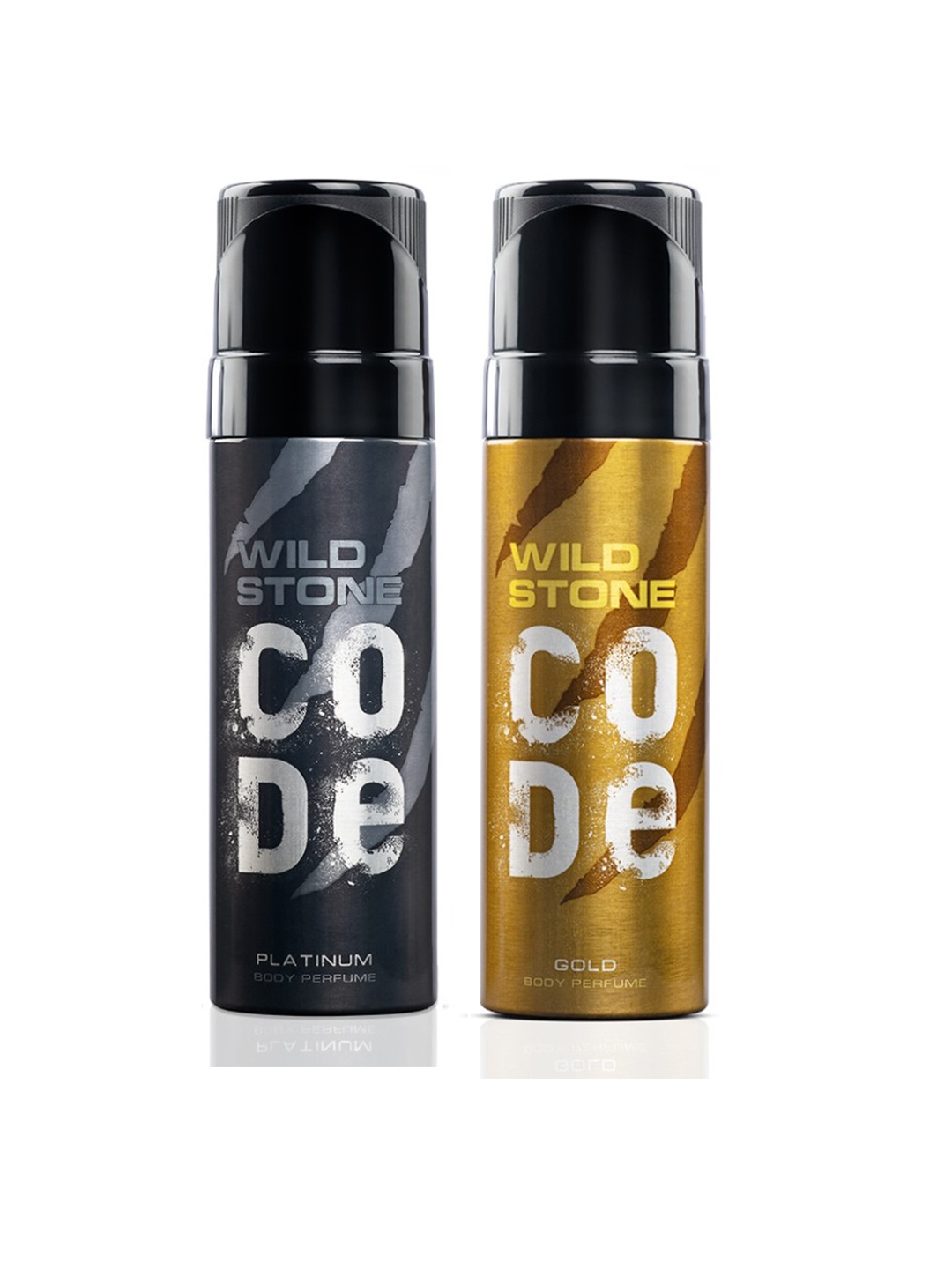 

Wild stone Men Set of 2 CODE Platinum and Gold Perfumes, Metallic