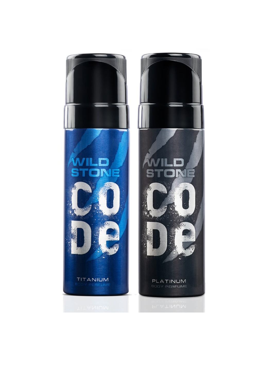 

Wild stone Men Set of 2 CODE Titanium and Platinum Perfumes, Blue