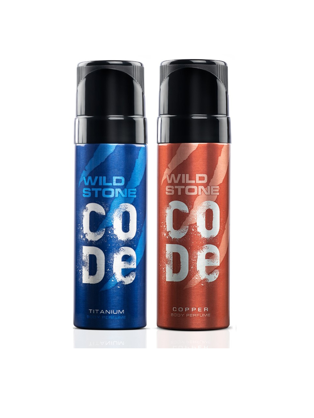 

Wild stone Men Set of 2 Code Copper & Titanium Perfumes, Blue