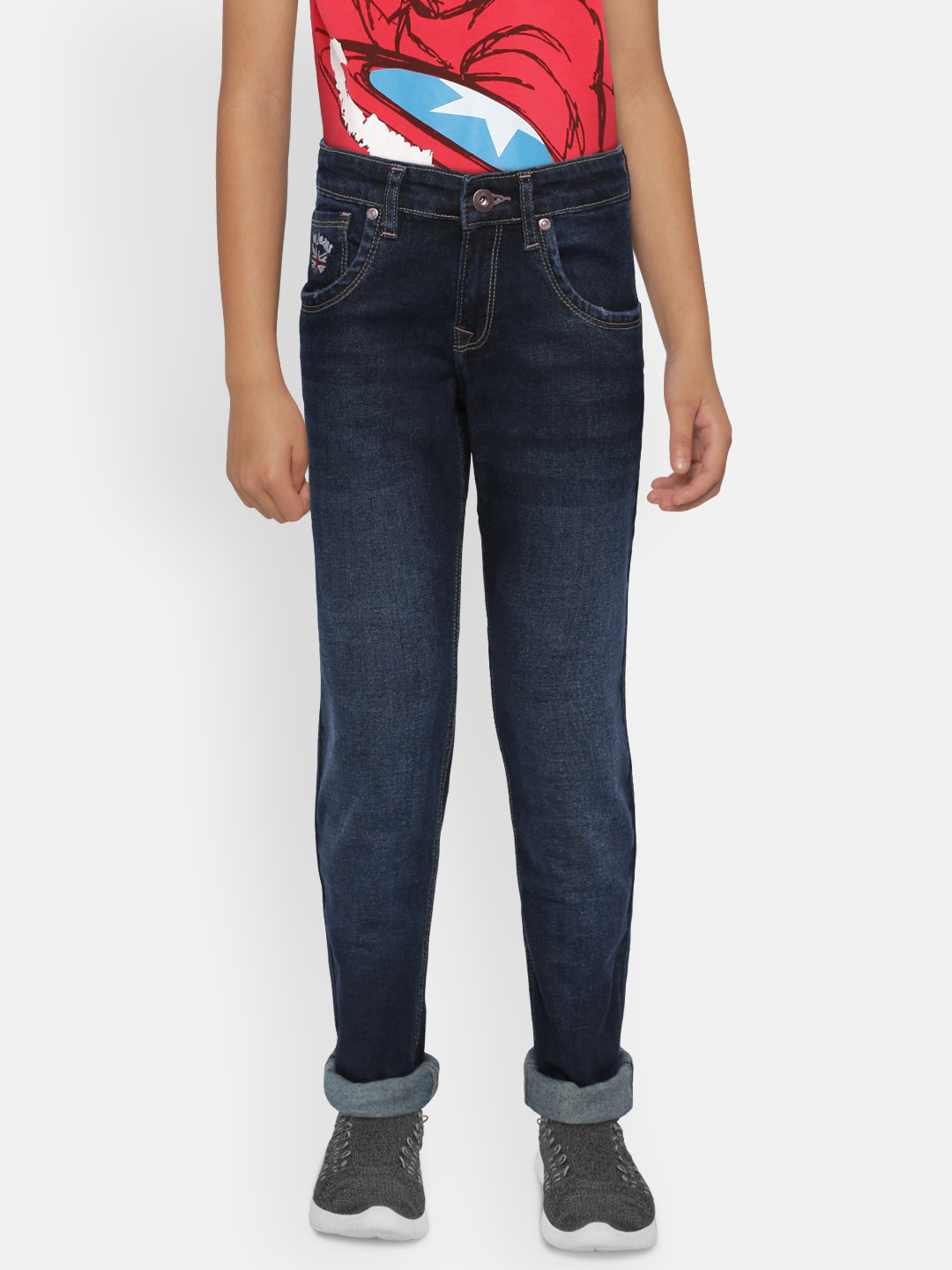 

Pepe Jeans Boys Blue Straight Fit Clean Look Jeans