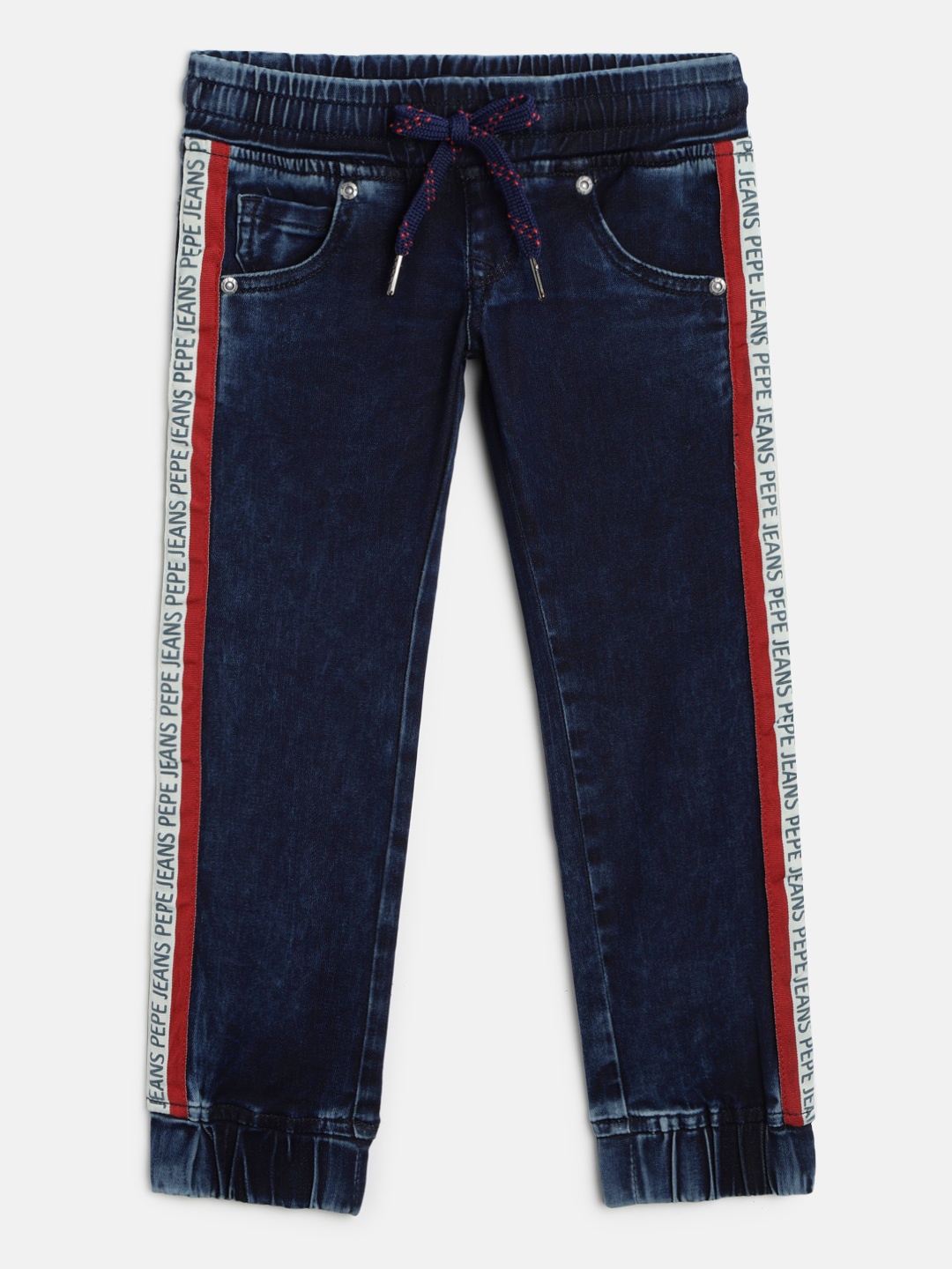 

Pepe Jeans Boys Blue Slim Fit Mid-Rise Clean Look Stretchable Jeans