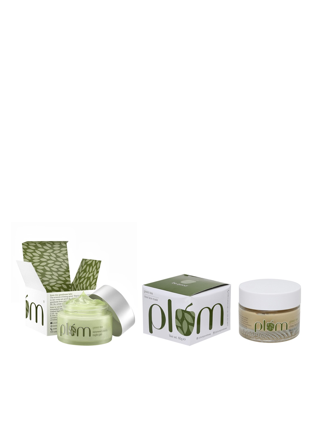 

Plum Green Tea Clear Face Mask & Renewed Clarity Night Gel