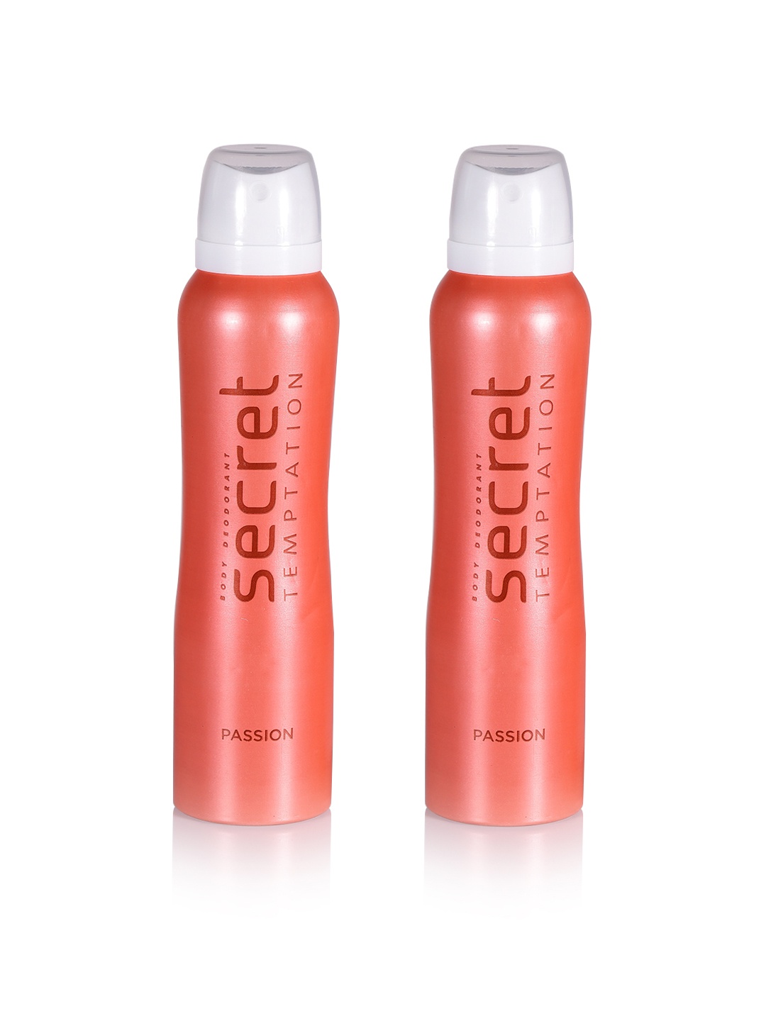 

Secret Temptation Set of 2 Passion Deodorant For Women - 128 g each, Peach