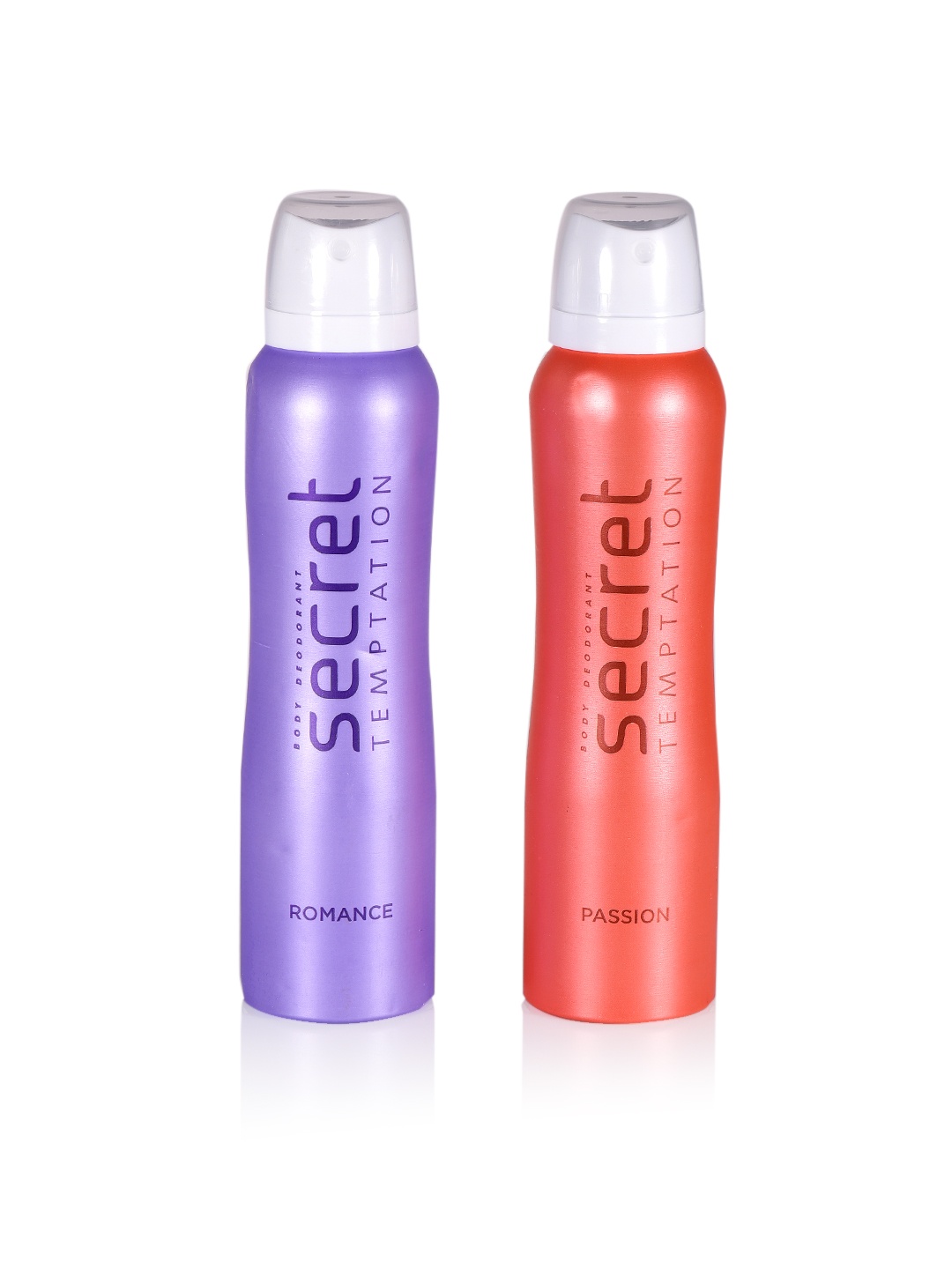 

Secret Temptation Women Set of 2 Passion & Romance Deodorants, Peach