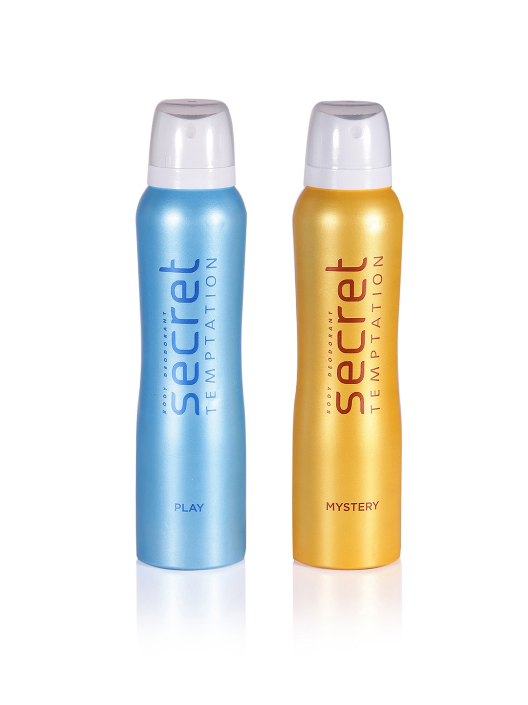 

Secret Temptation Women Set of 2 Mystery & Play Deodorants, Yellow