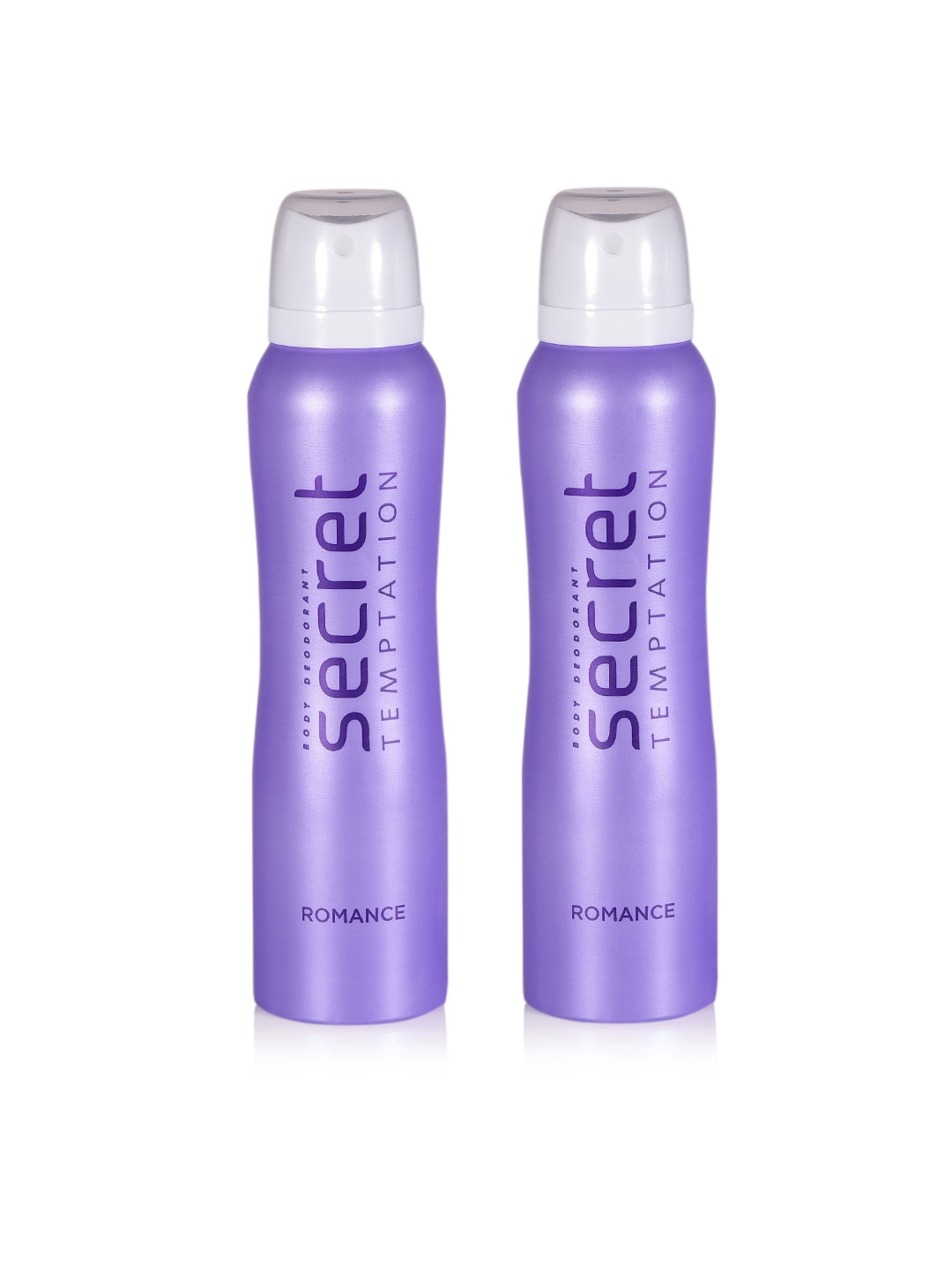

Secret Temptation Women Set of 2 Romance Deodorants 150ml Each, Purple