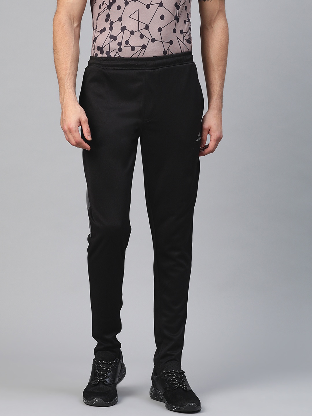 

Alcis Men Black Slim Fit Solid Outdoor Track Pants