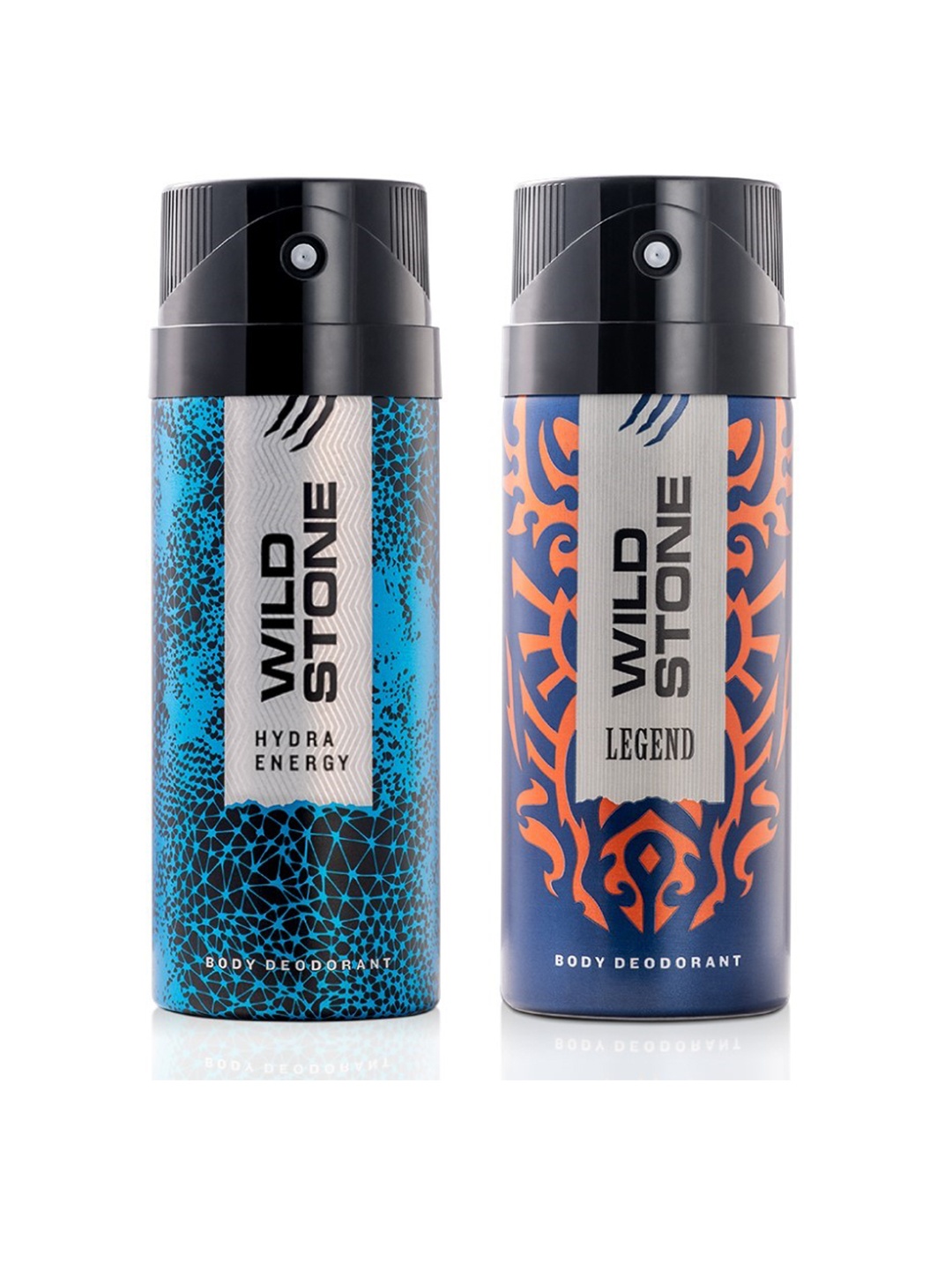 

Wild Stone Men Set of 2 Hydra Energy & Legend Deodorants, Blue