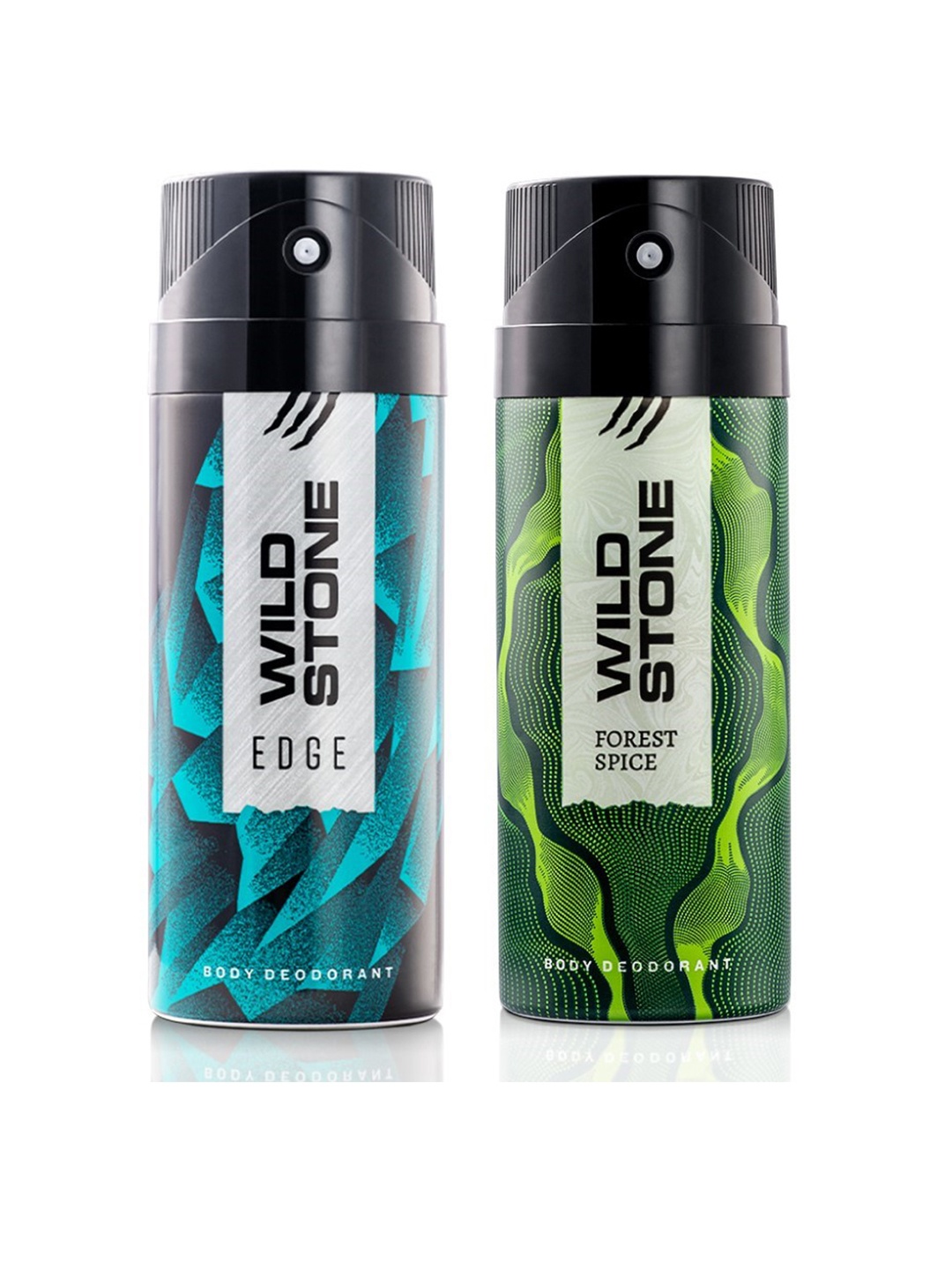 

Wild Stone Men Set of 2 Forest Spice & Edge Deodorants, Green