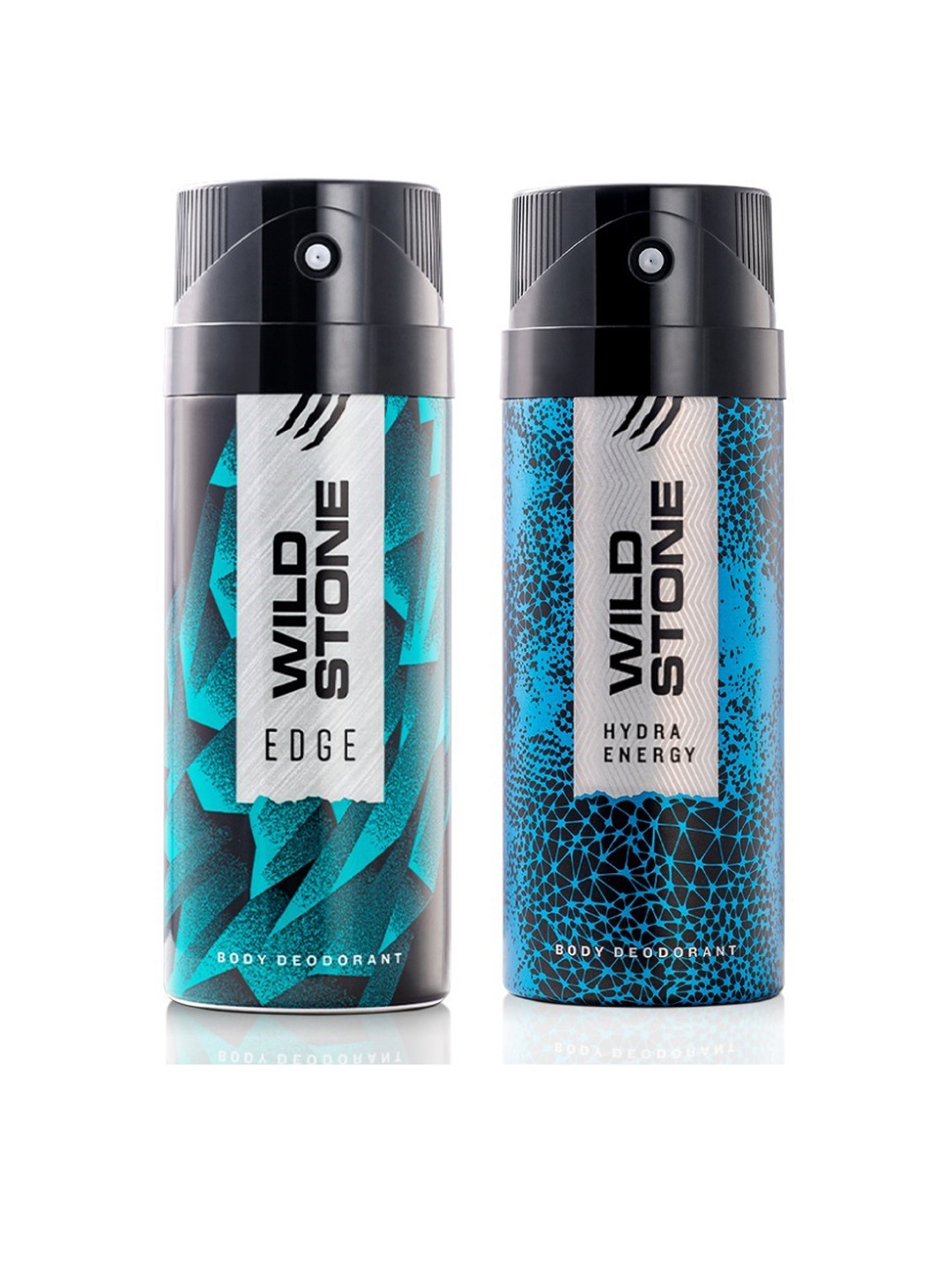 

Wild Stone Men Set of 2 Hydra Energy & Edge Deodorants, Blue