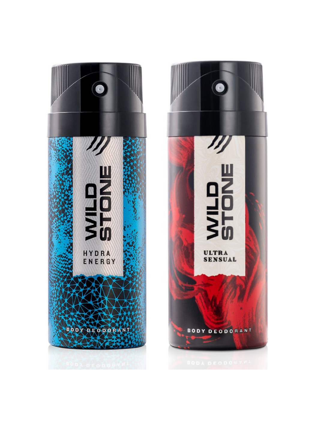 

Wild Stone Men Set of 2 Ultra Sensual & Hydra Energy Deodorants, Red