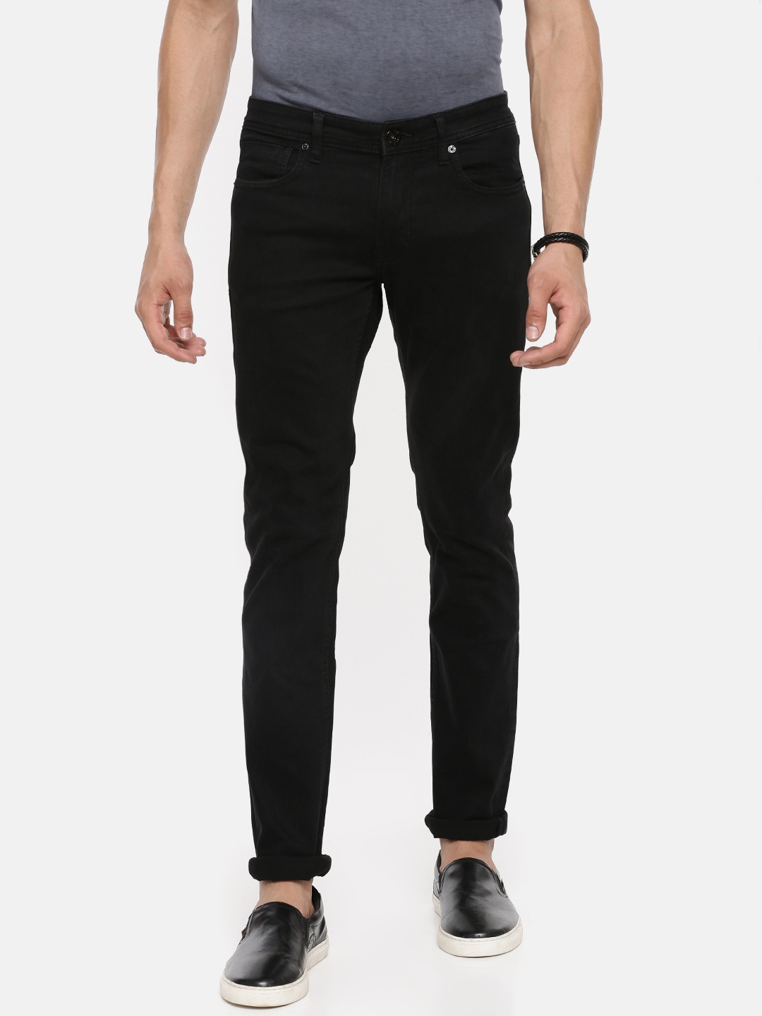 

Pepe Jeans Men Black Slim Fit Low-Rise Clean Look Stretchable Jeans