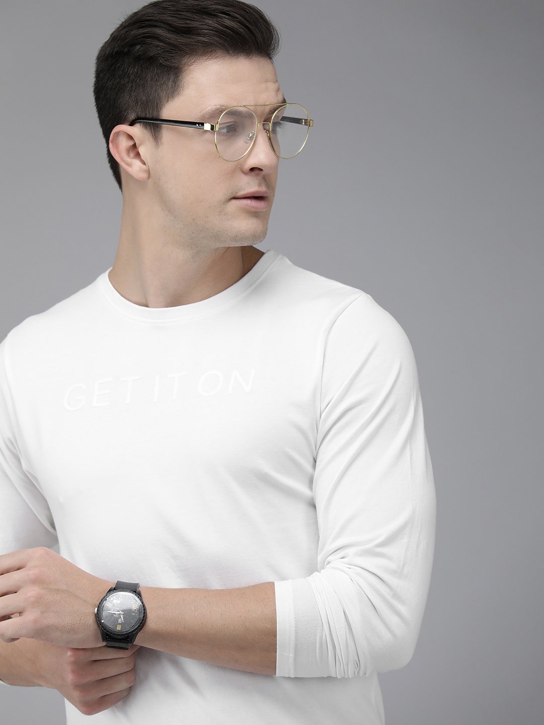

Pepe Jeans Men White Slim Fit T-shirt