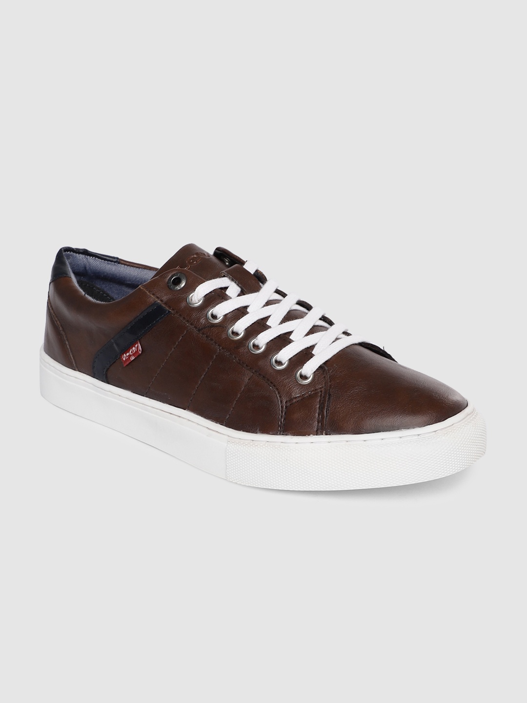 

Levis Men Brown Solid Sneakers