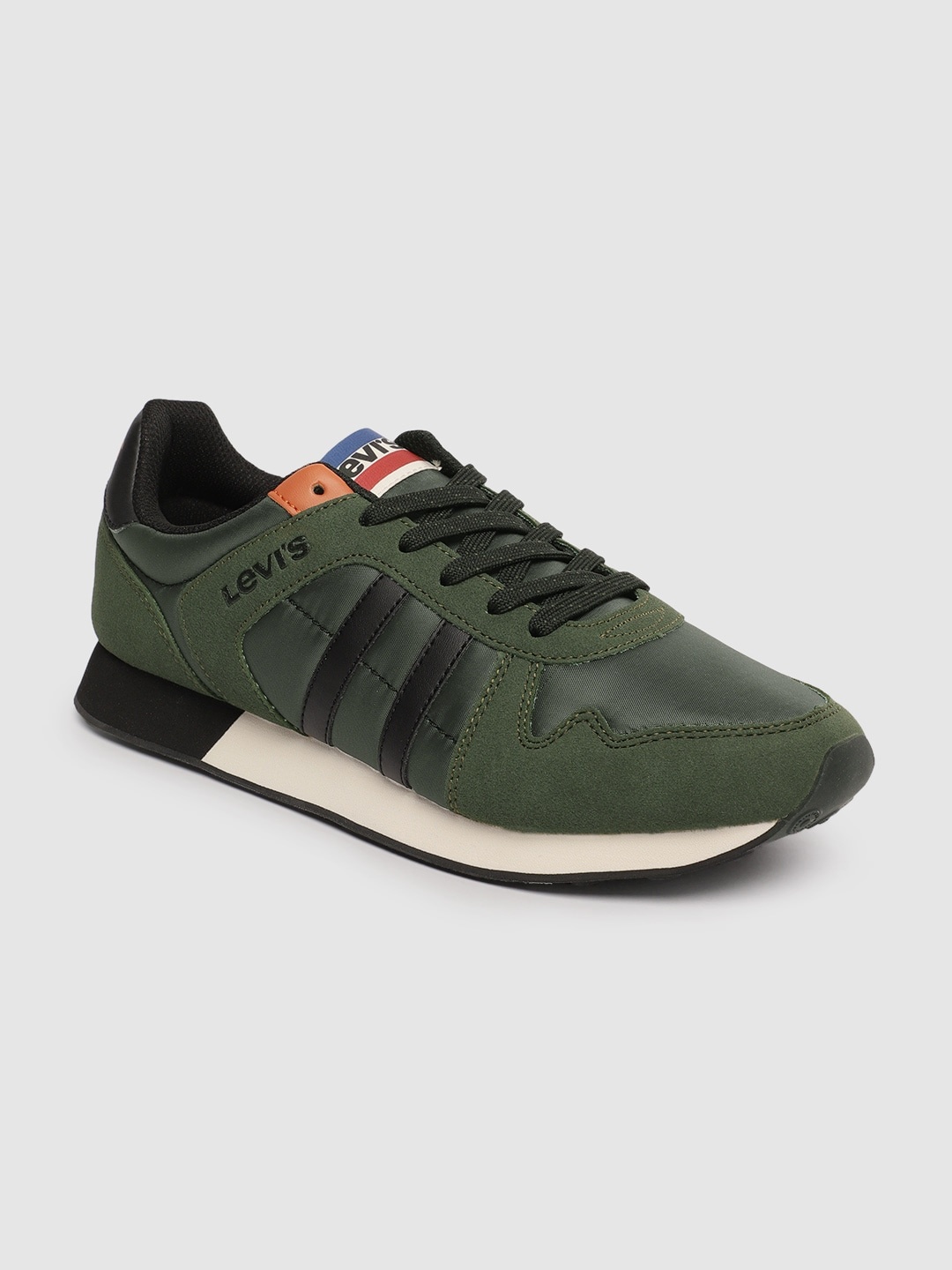 

Levis Men Olive Green Sneakers