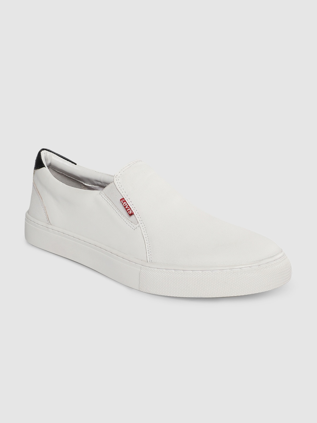 

Levis Men White Slip-On Sneakers