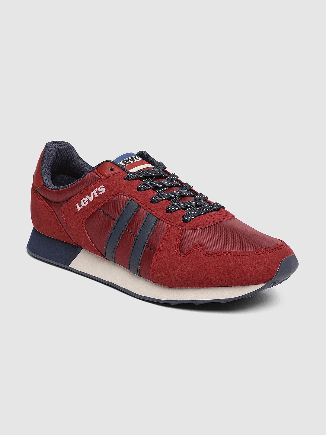 

Levis Men Red & Blue Sneakers