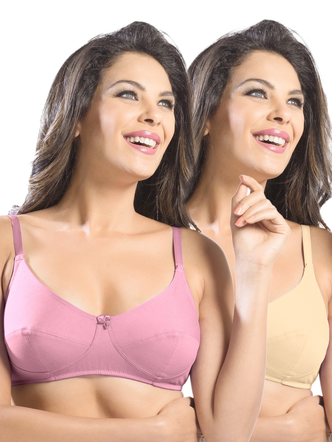 

Sonari Pack of 2 Full-Coverage Bras afreen, Mauve