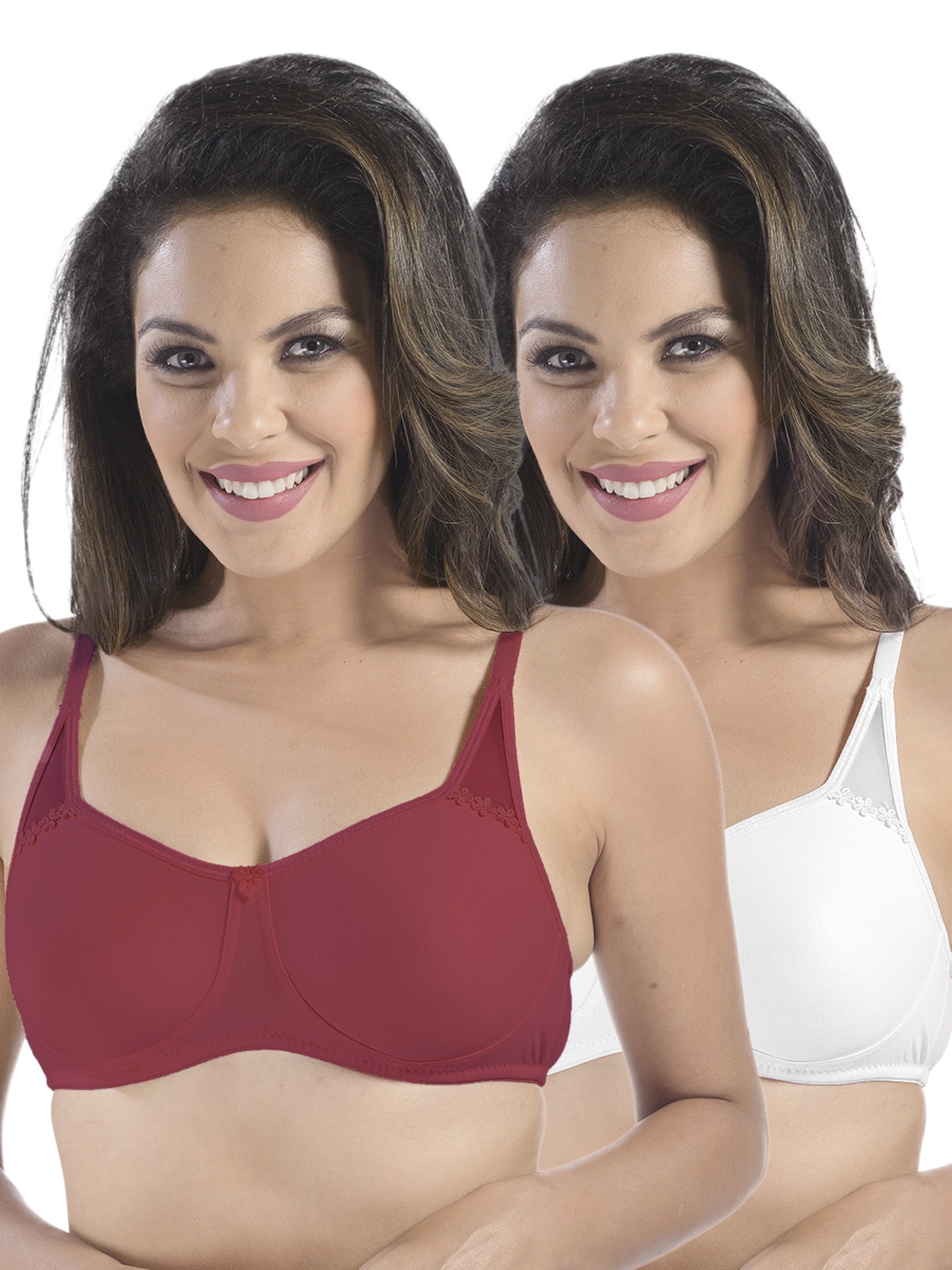 

Sonari Pack of 2 Bras antra, Maroon