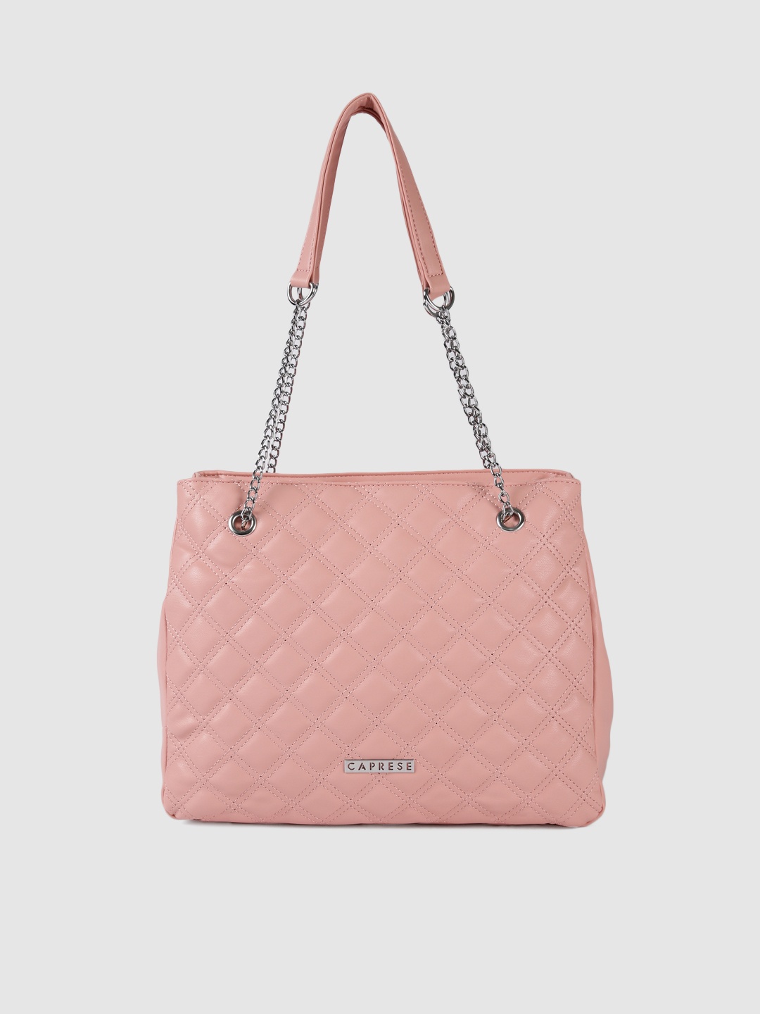 

Caprese Pink Quilted Shoulder Bag