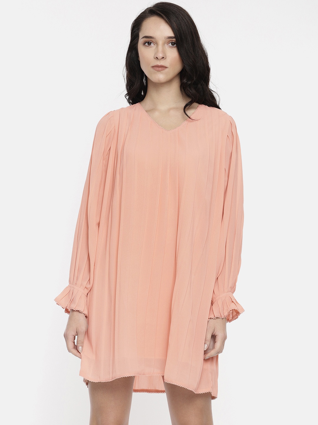 

Vero Moda Women Pink Shift Dress