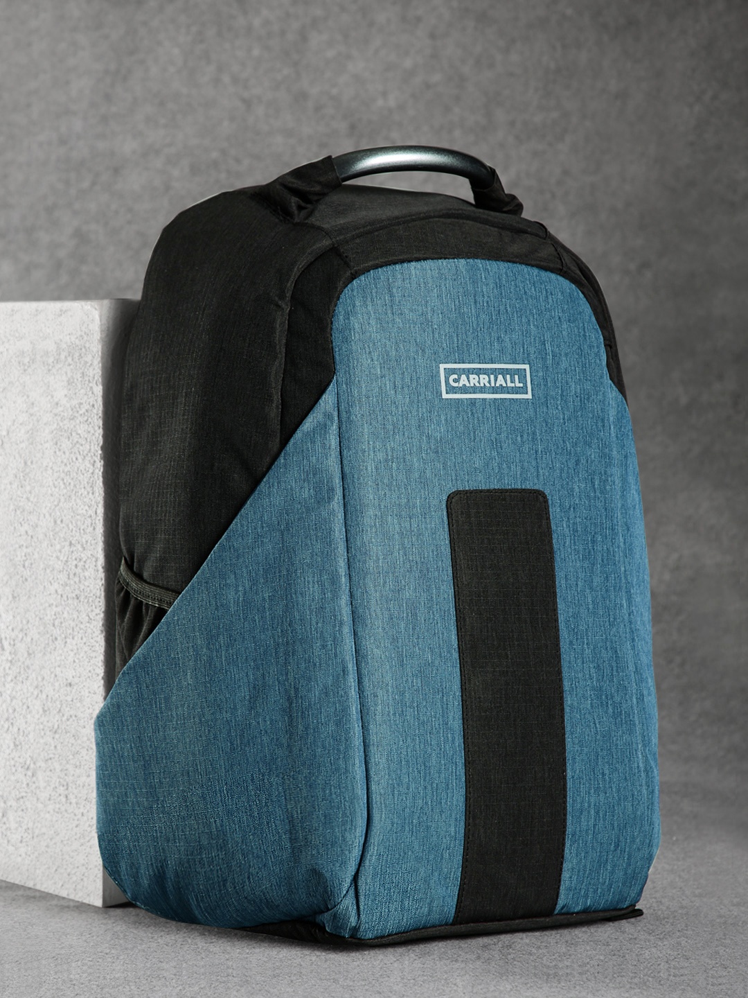 

Carriall Unisex Blue & Black Vasco Smart Anti Theft Backpack with Bluetooth Functionality