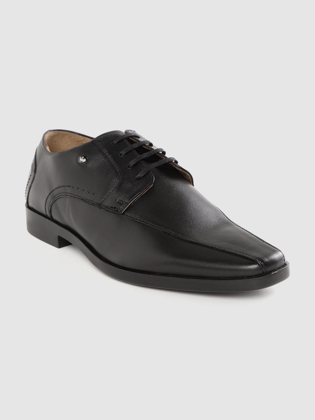

Louis Philippe Men Black Leather Formal Derbys