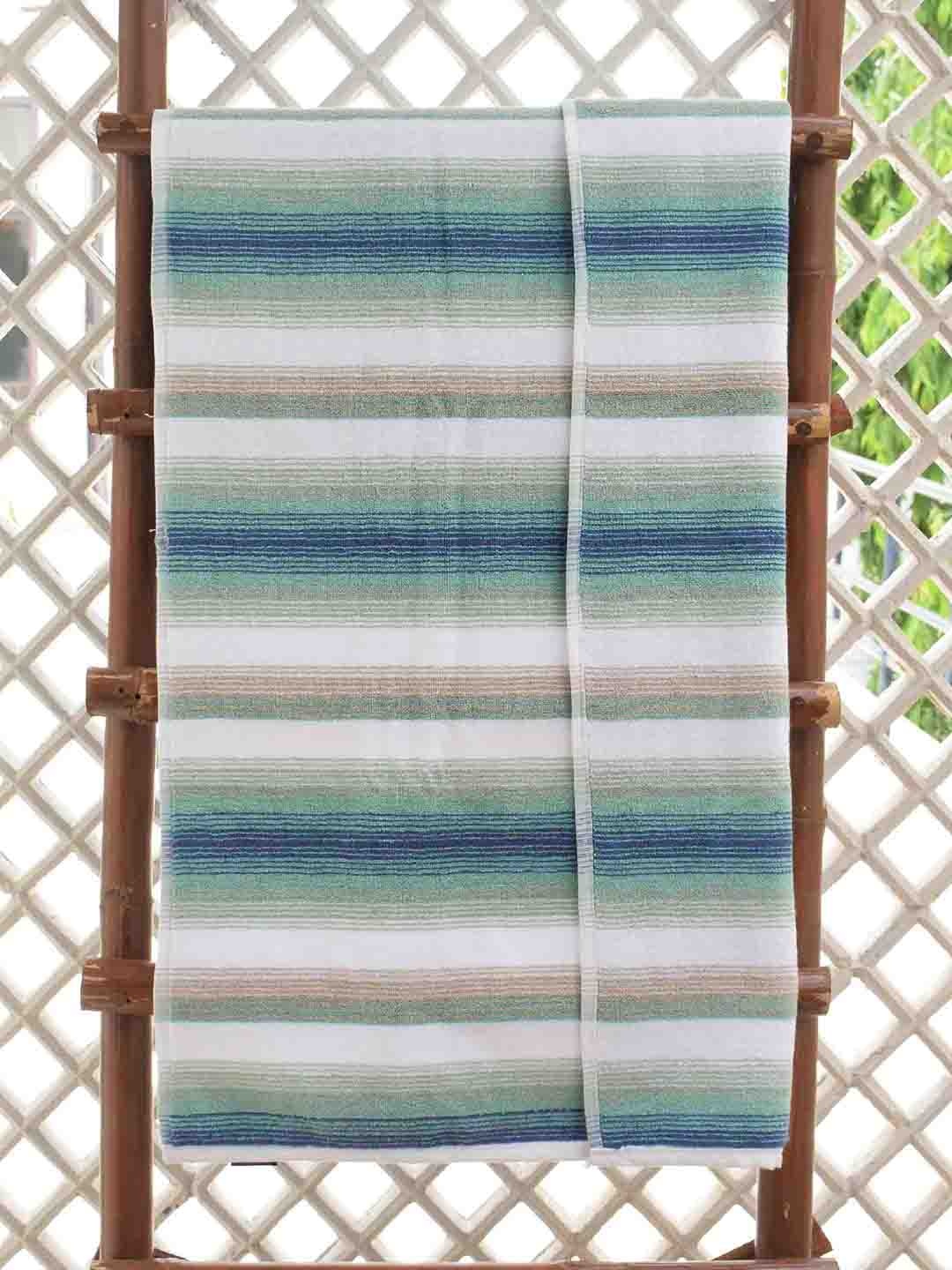 

Avira Home Multicoloured Striped Cotton 600 GSM Bath Towel, Multi