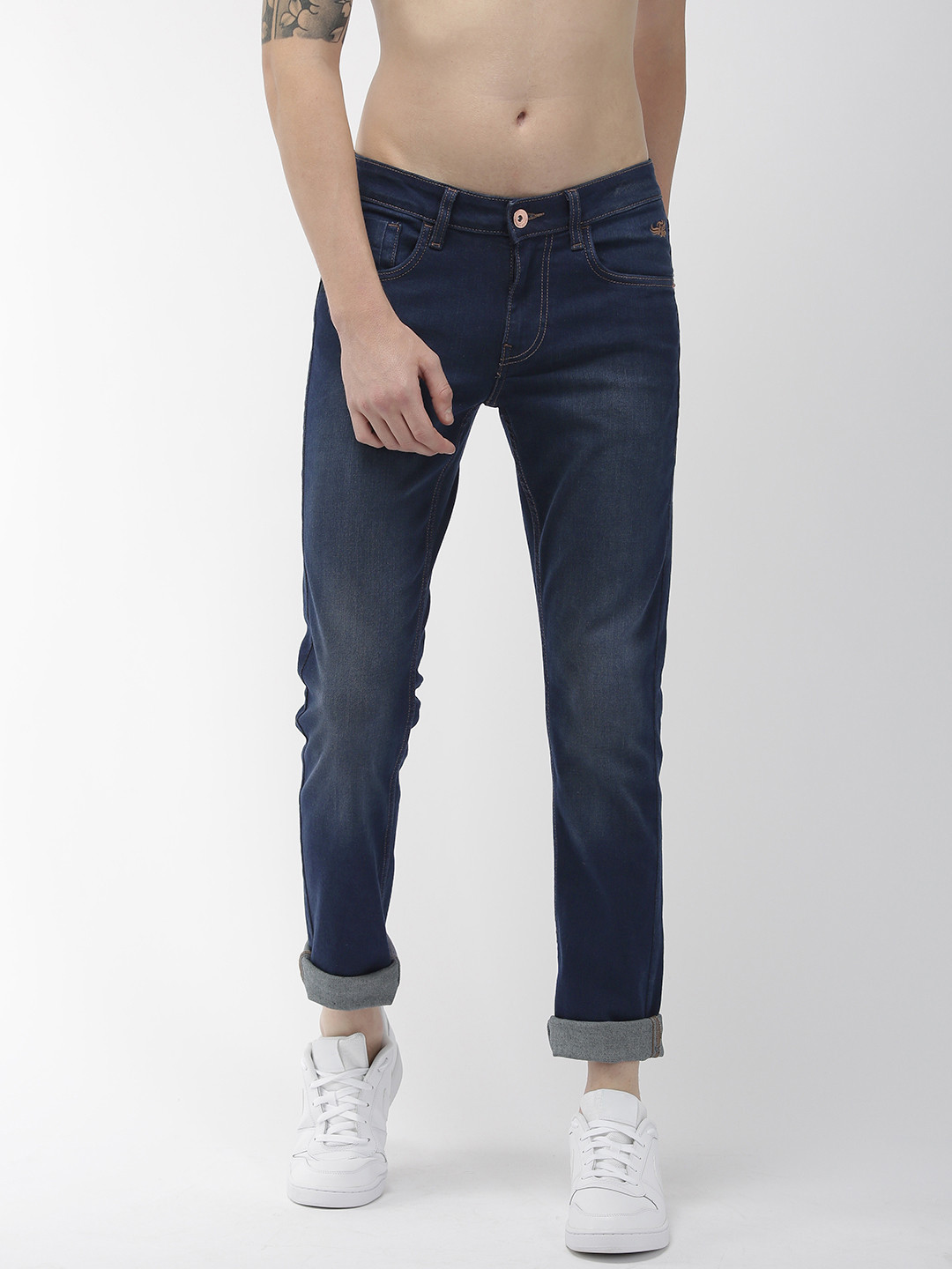 

Flying Machine Men Blue Jackson Skinny Fit Low-Rise Clean Look Stretchable Jeans