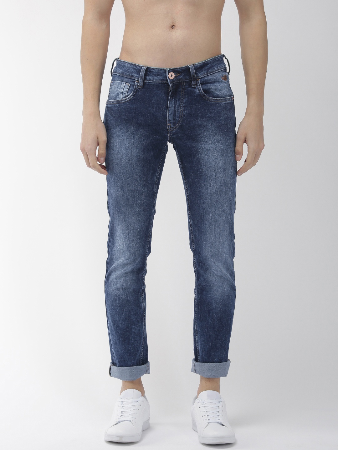 

Flying Machine Men Blue Jackson Skinny Fit Low-Rise Clean Look Stretchable Jeans