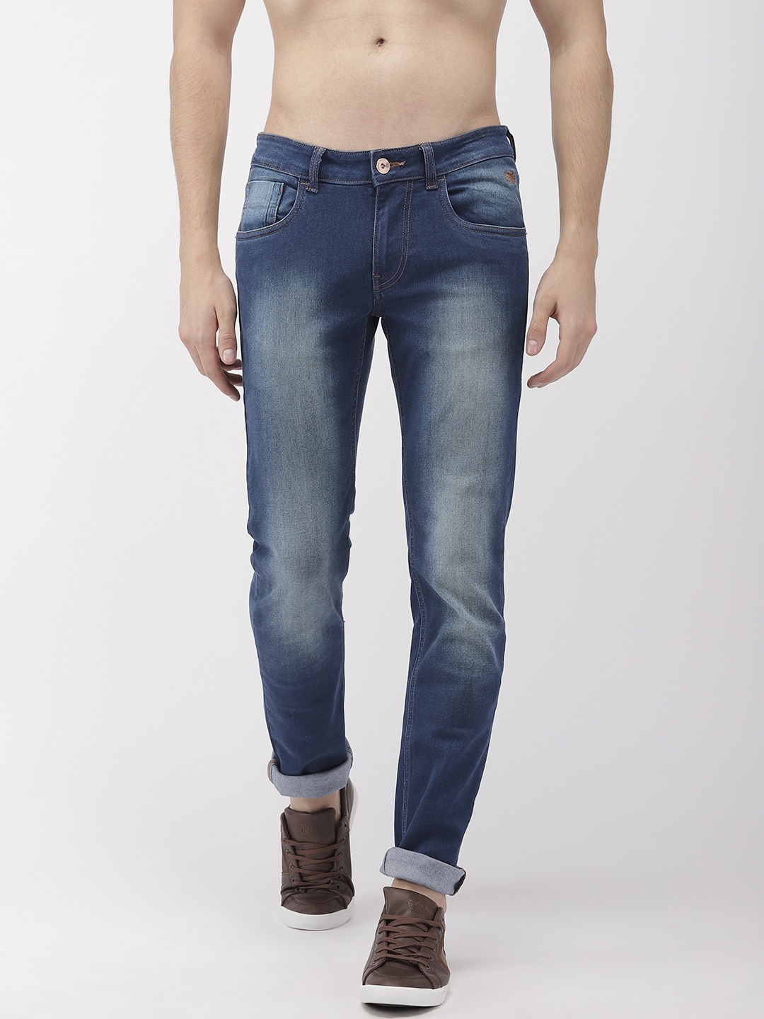 

Flying Machine Men Blue Jackson Skinny Fit Low-Rise Clean Look Stretchable Jeans