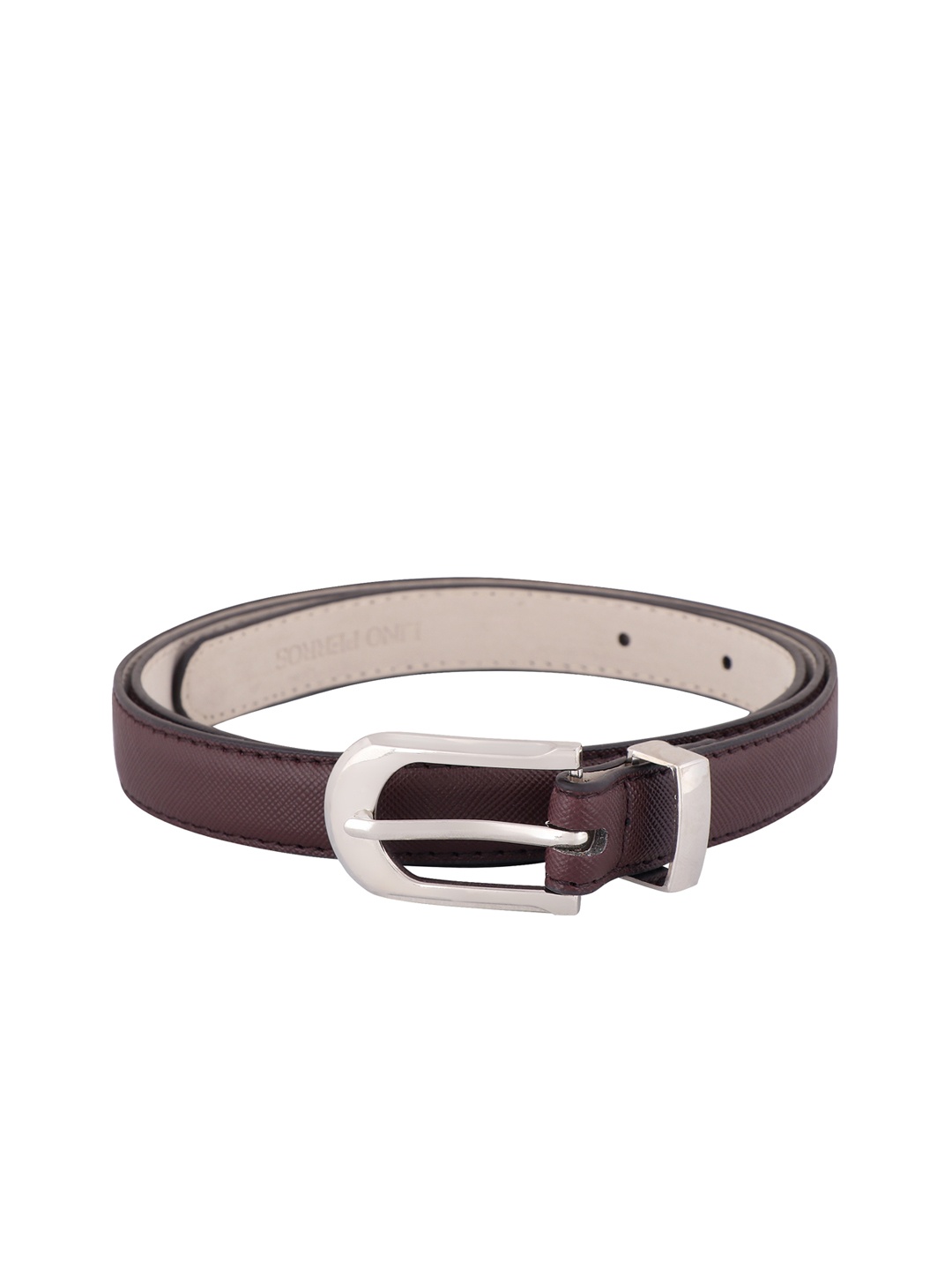 

Lino Perros Women Coffee Brown Solid Belt