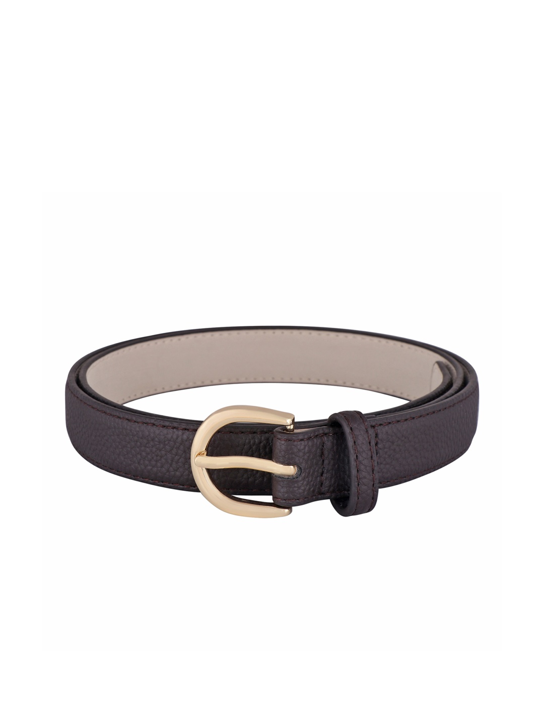 

Lino Perros Women Coffee Brown Solid Belt