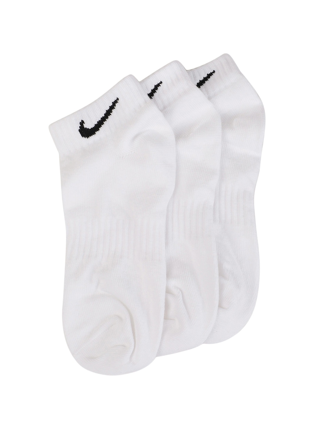

Nike Unisex Pack Of 3 Ankle Length Socks, White