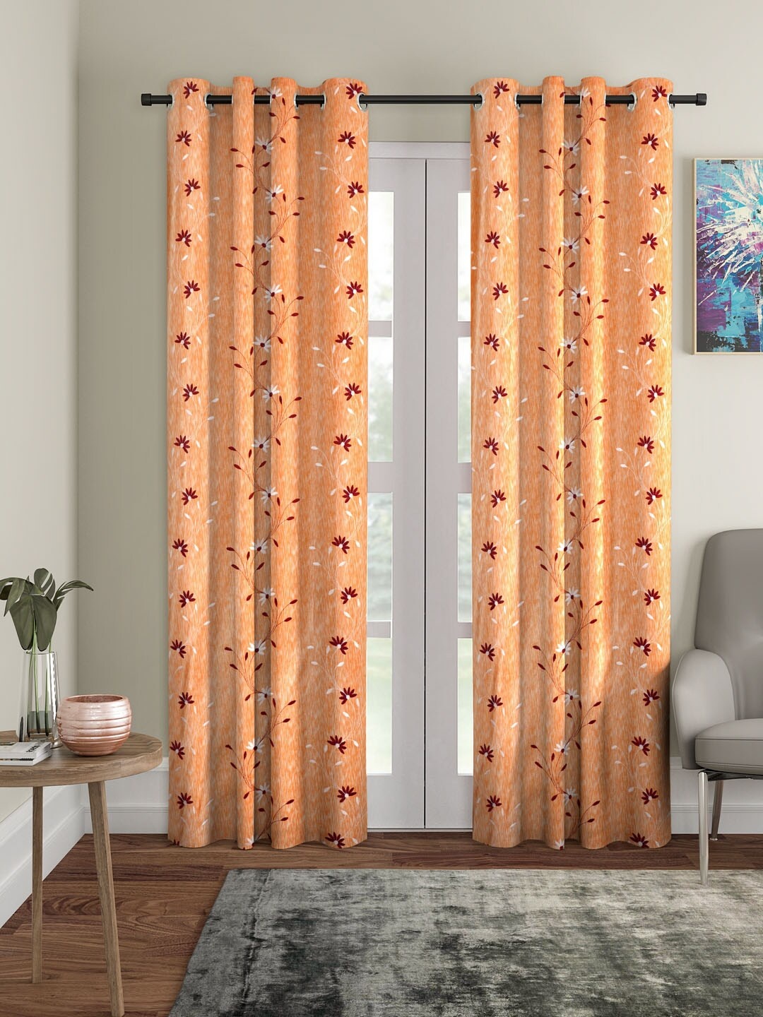 

Cortina Multicoloured Set of 2 Long Door Curtains, Multi