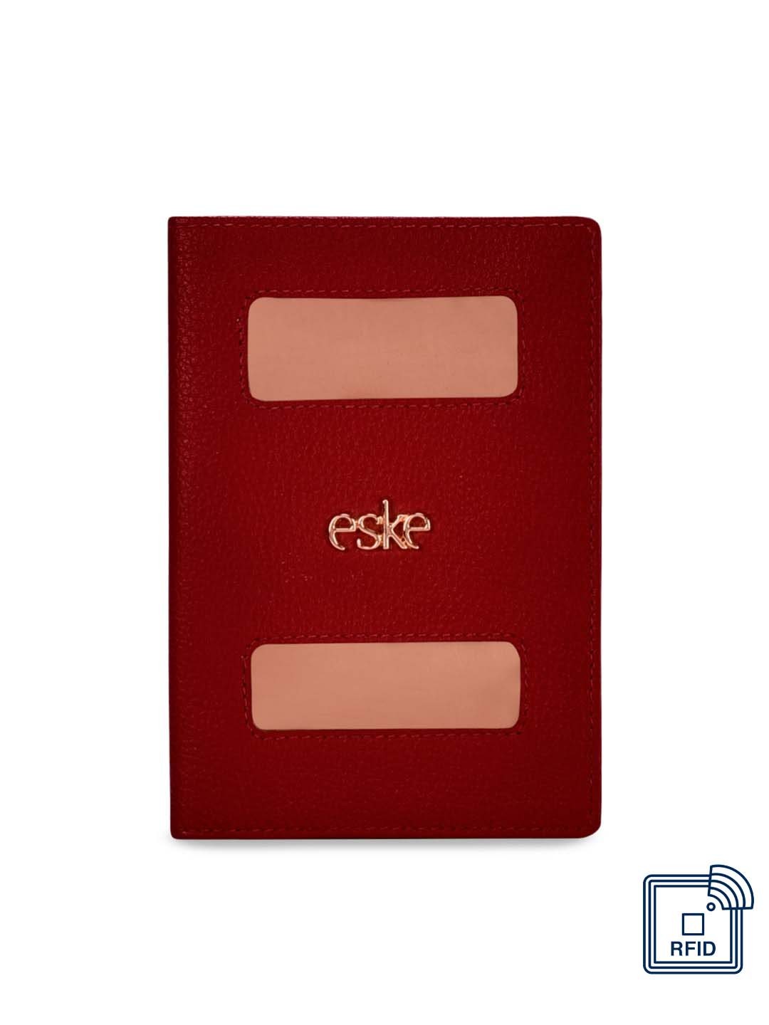 

Eske Unisex Red Passport Holder
