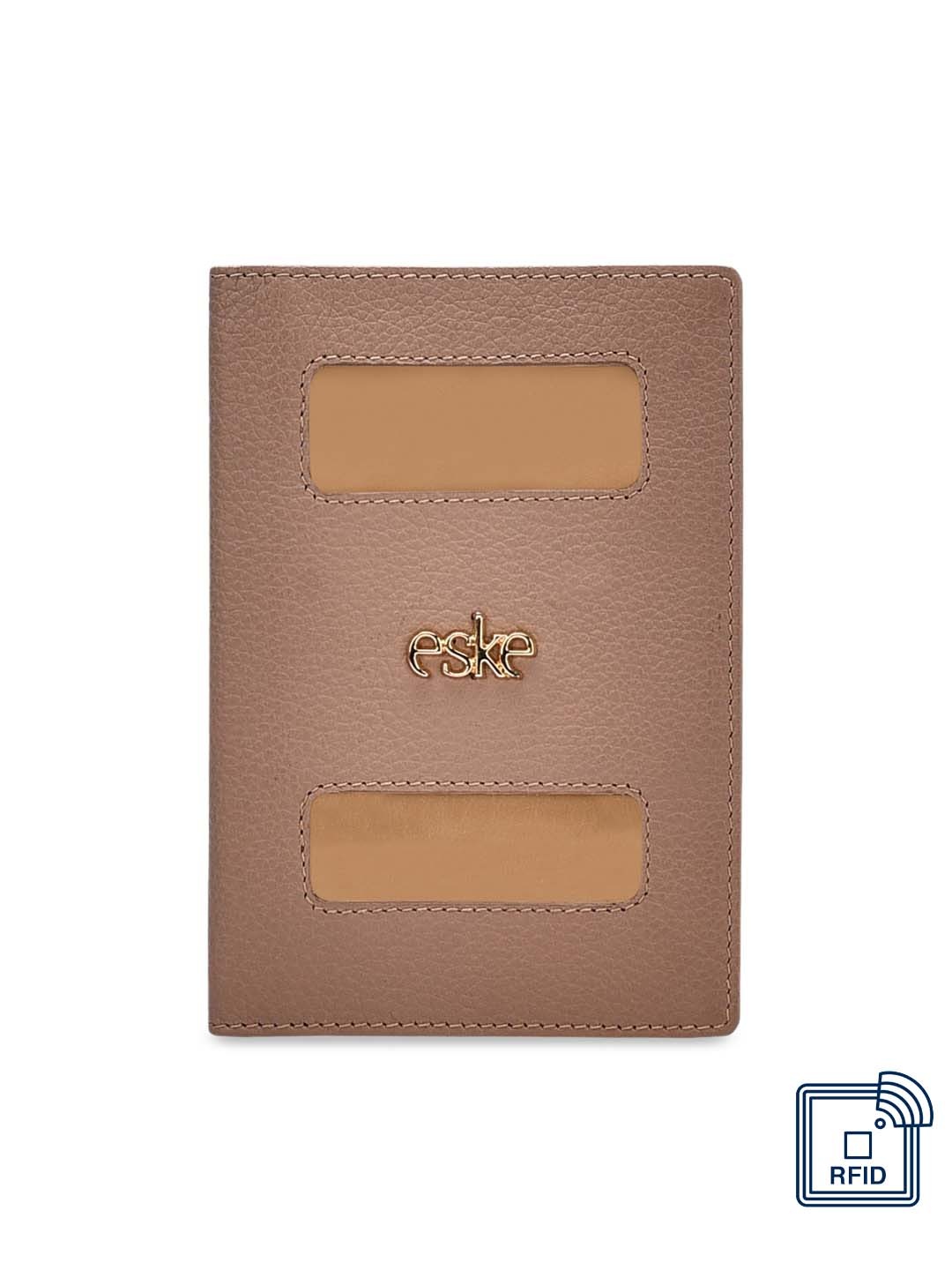 

Eske Unisex Beige Passport Holder