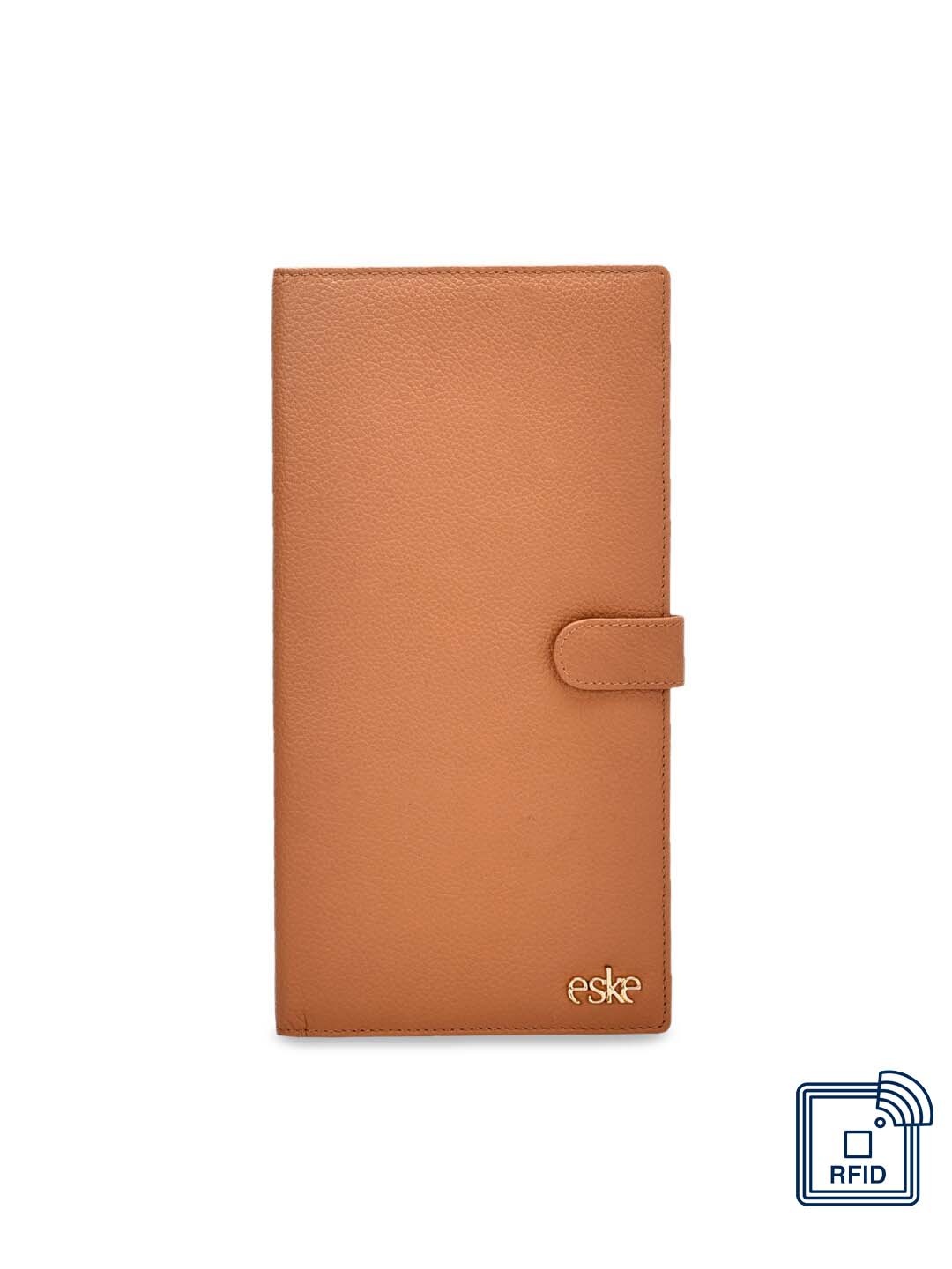 

Eske Unisex Brown Passport Holder