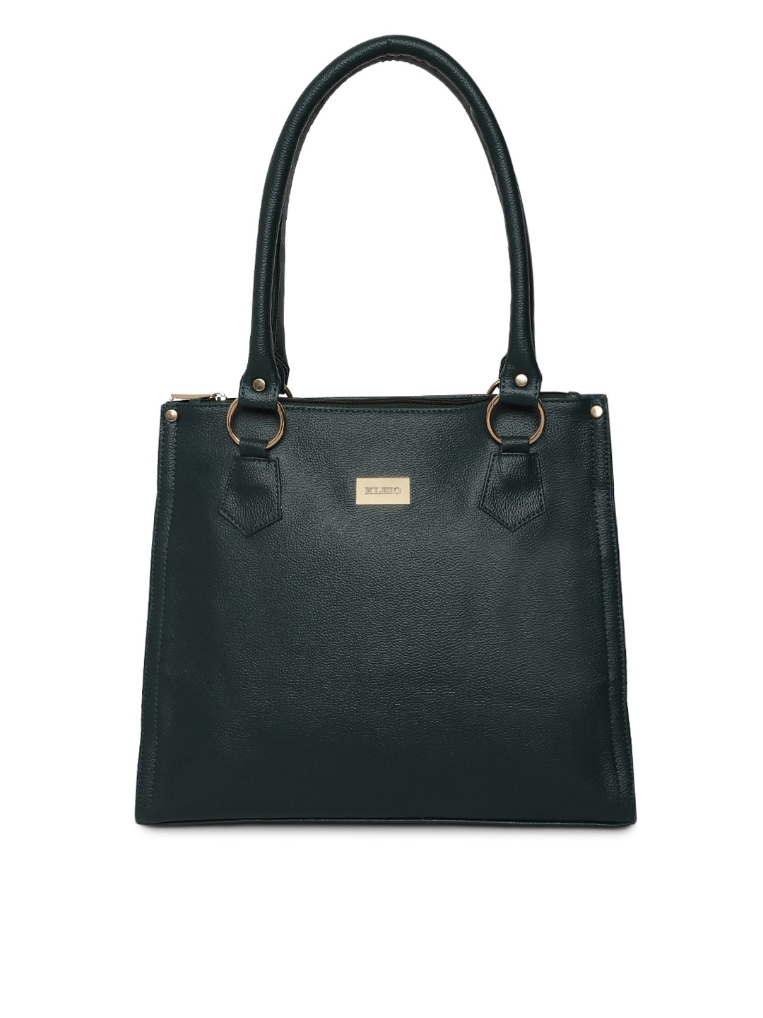 

KLEIO Women Green Structured Tote Shoulder Bag