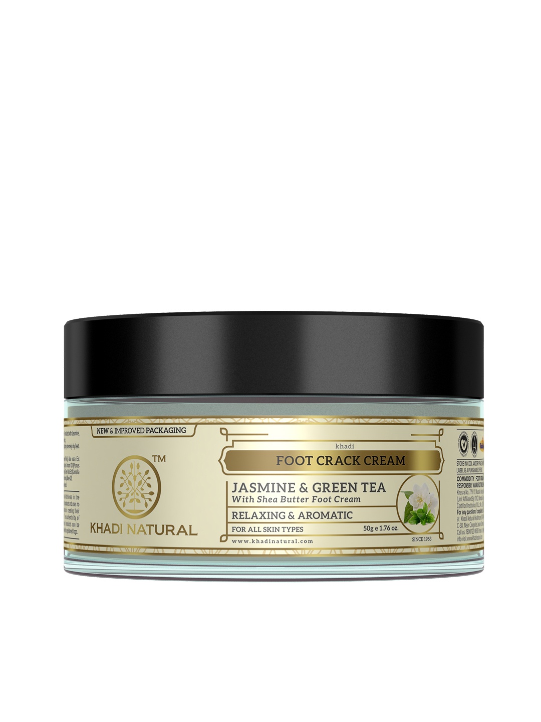 

Khadi Natural AYURVEDIC Jasmine & Green tea Herbal Foot Crack Cream, White