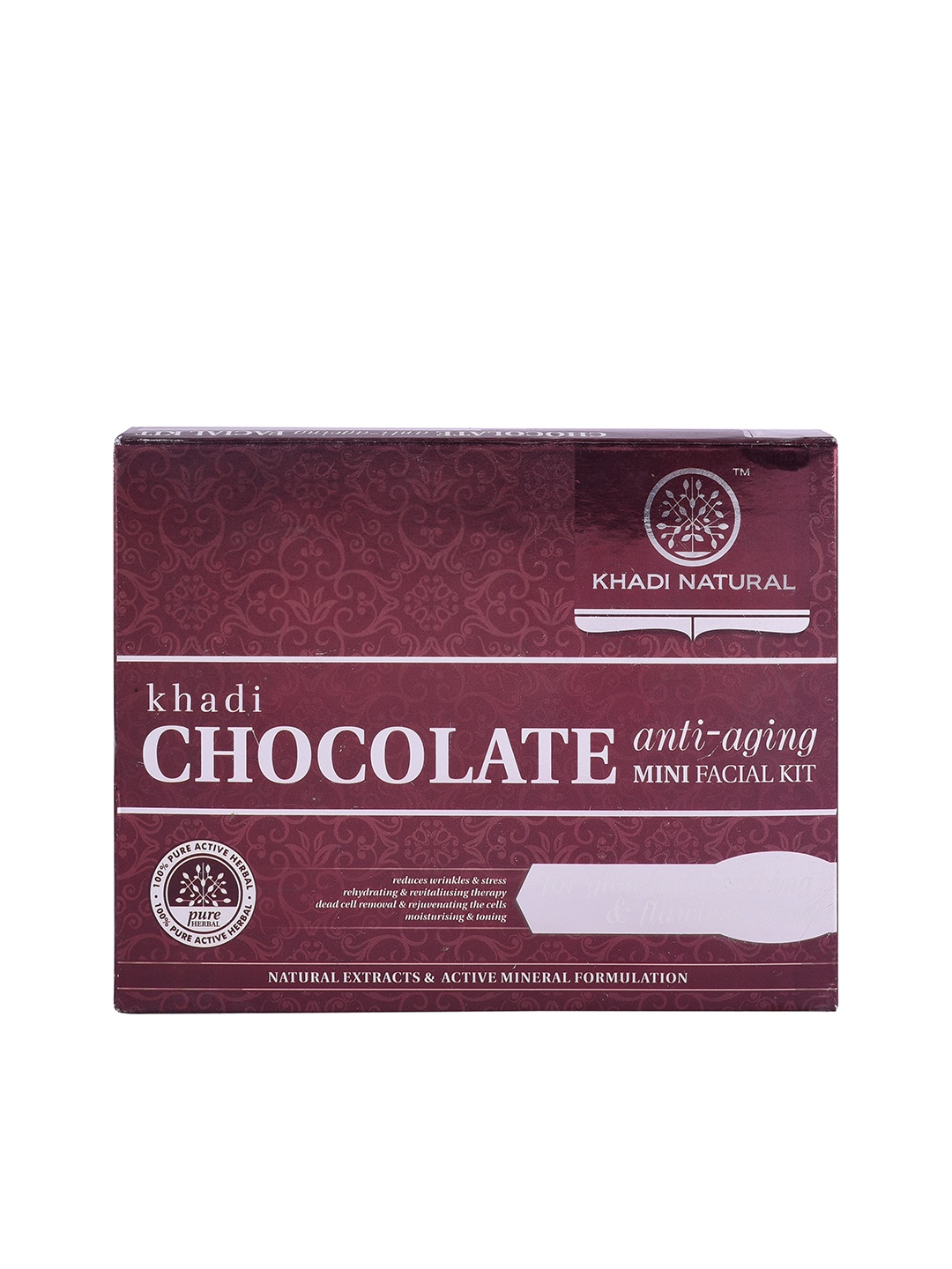 

Khadi Natural Chocolate Anti-Ageing Mini Facial Kit, Brown