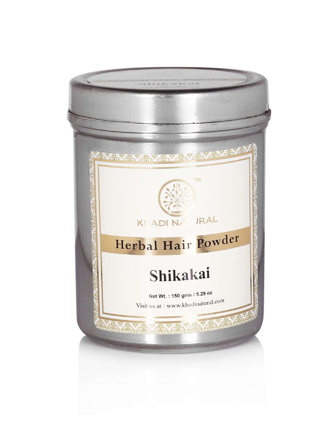 

Khadi Natural Unisex Shikakai Herbal Hair Powder 150 g, Off white