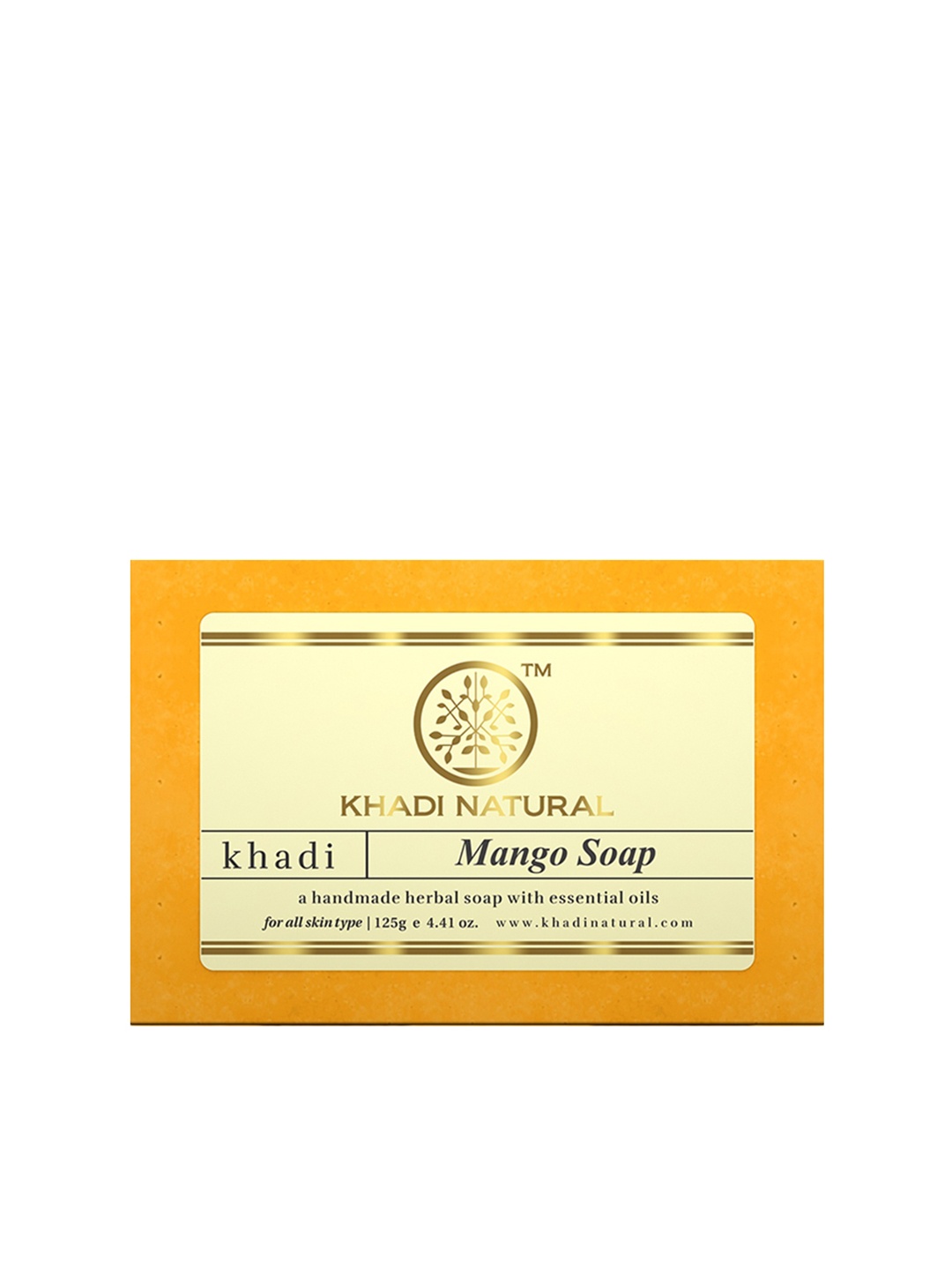 

Khadi Natural Mango Soap 125 gm, Orange