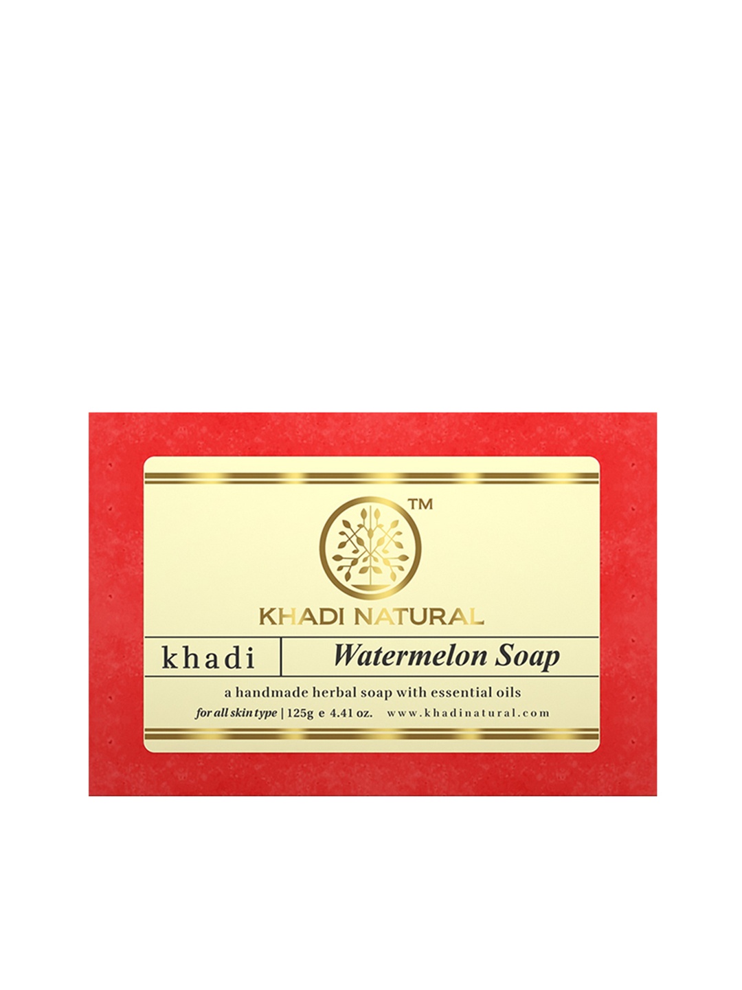 

Khadi Natural Watermelon Soap 125 gm, Maroon