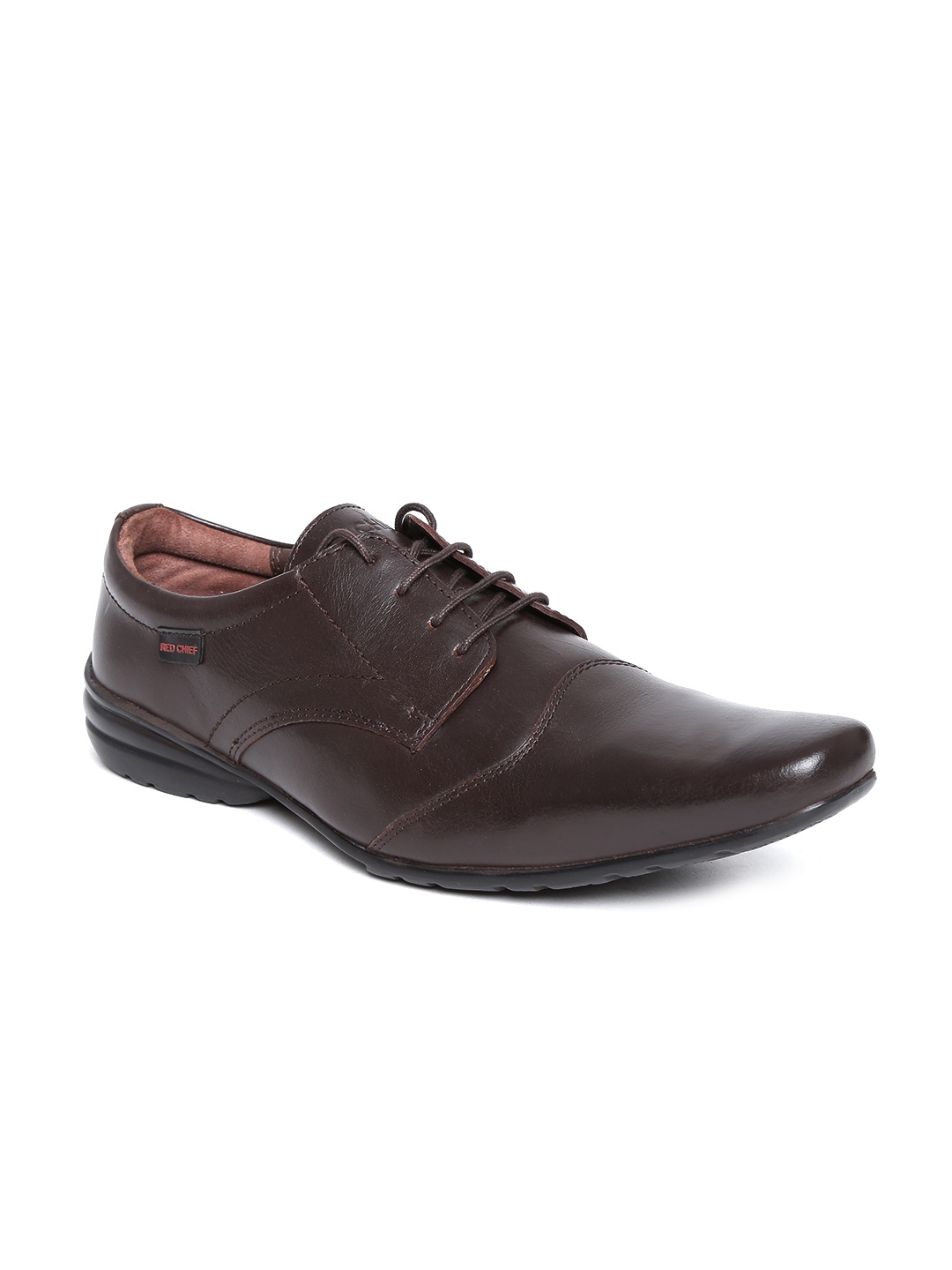 

Red Chief Men Coffee Brown Leather Formal Shoes